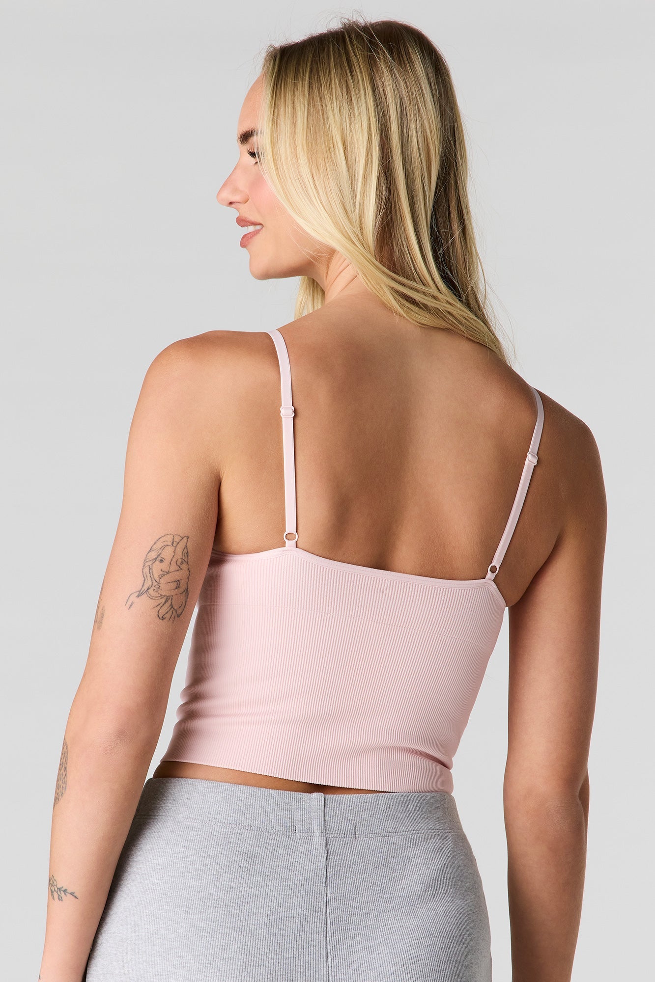 Braless Ribbed Seamless Tank