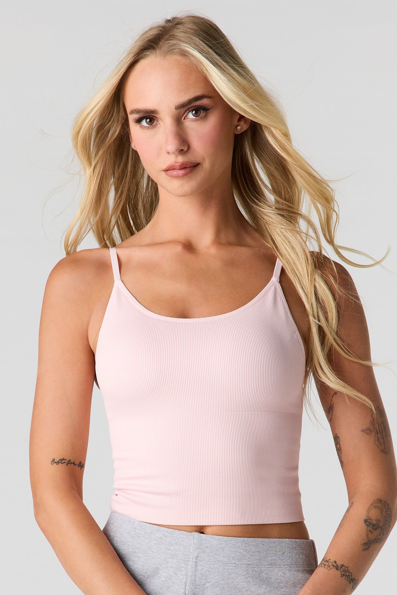 Braless Ribbed Seamless Tank