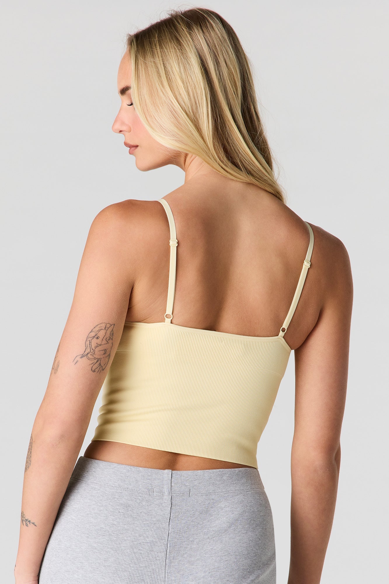 Braless Ribbed Seamless Tank
