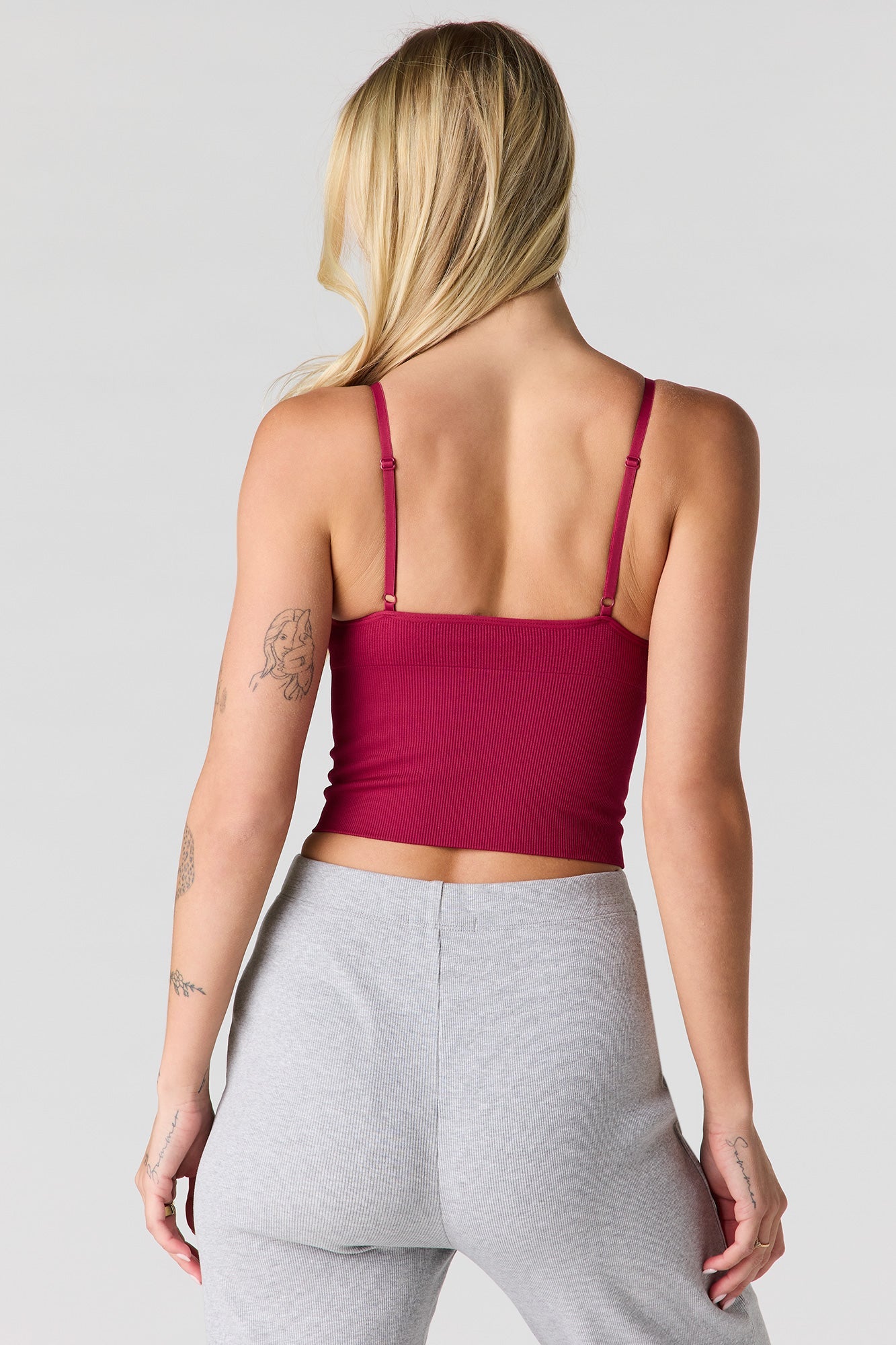 Braless Ribbed Seamless Tank