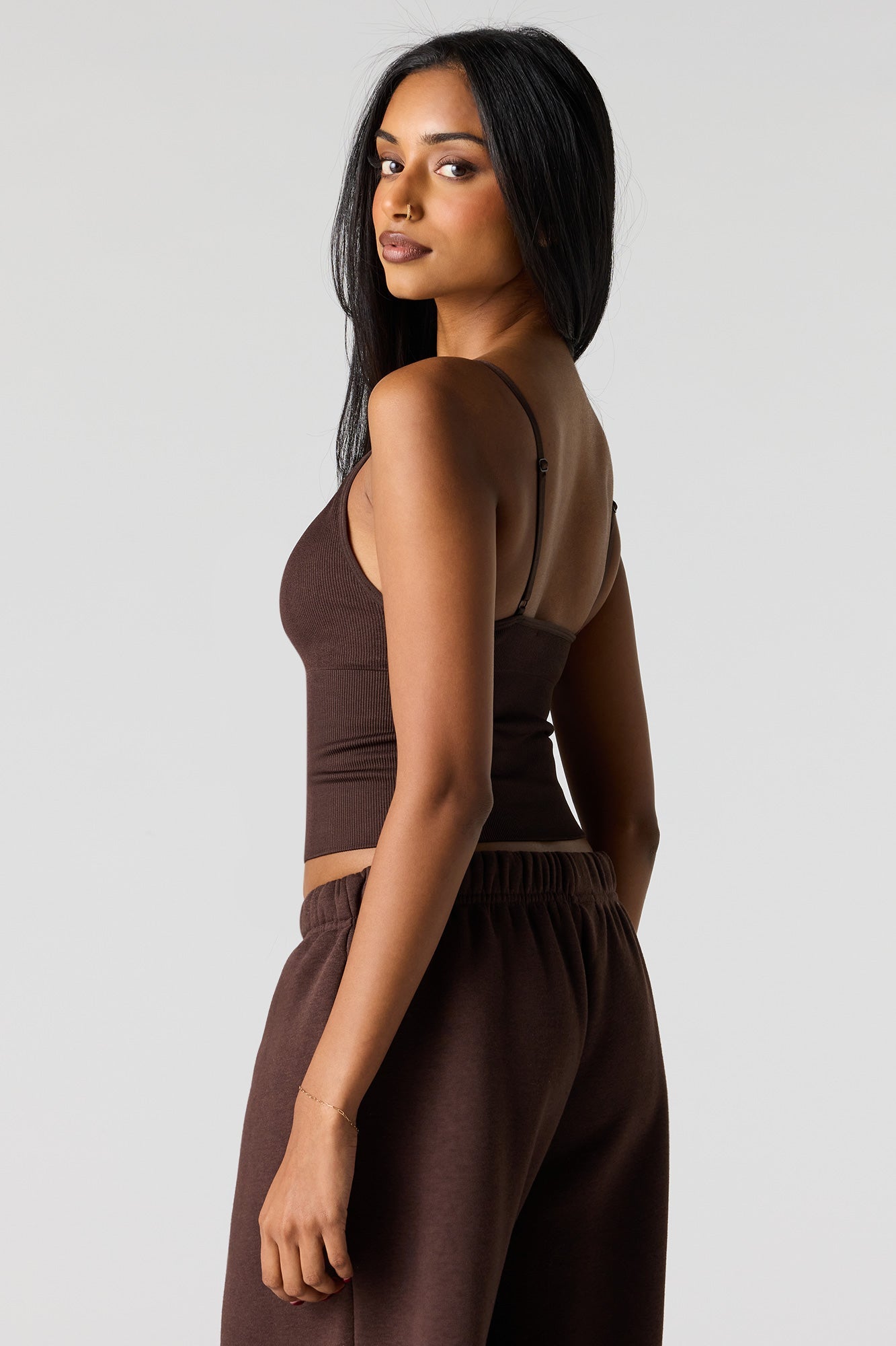 Braless Ribbed Seamless Tank