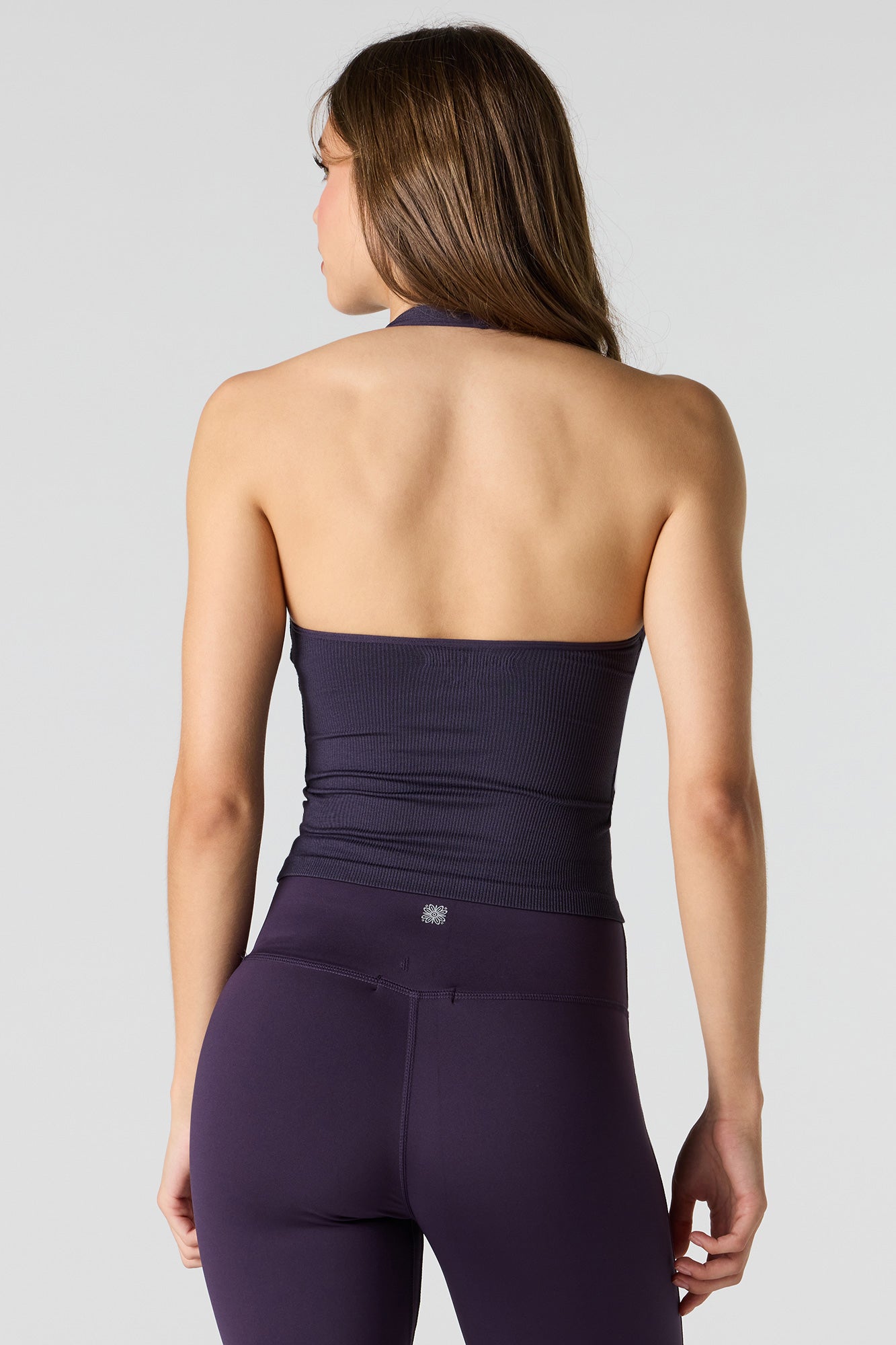 Ribbed Seamless Halter Tank