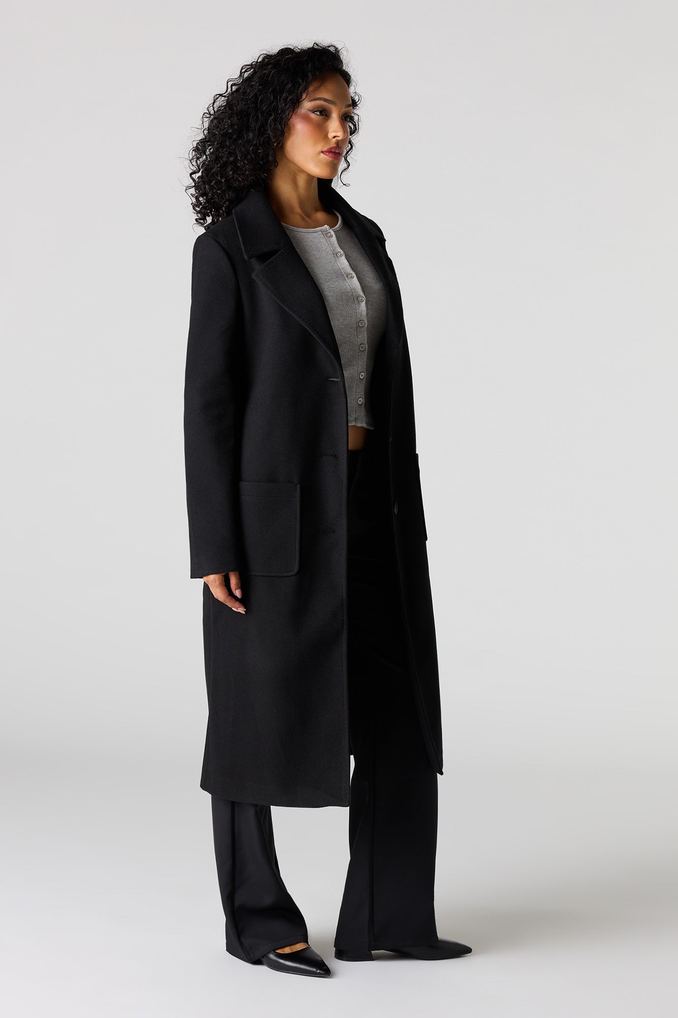 Longline Peacoat