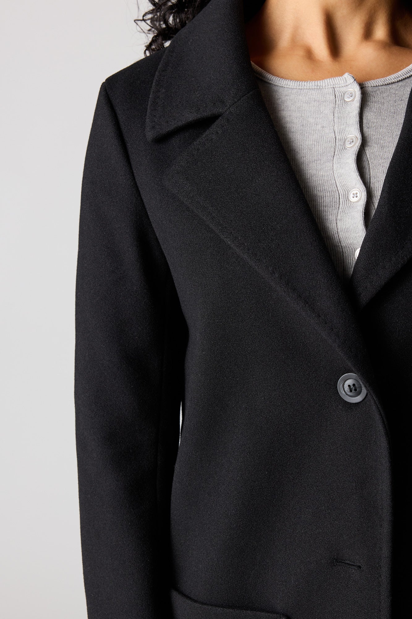 Longline Peacoat