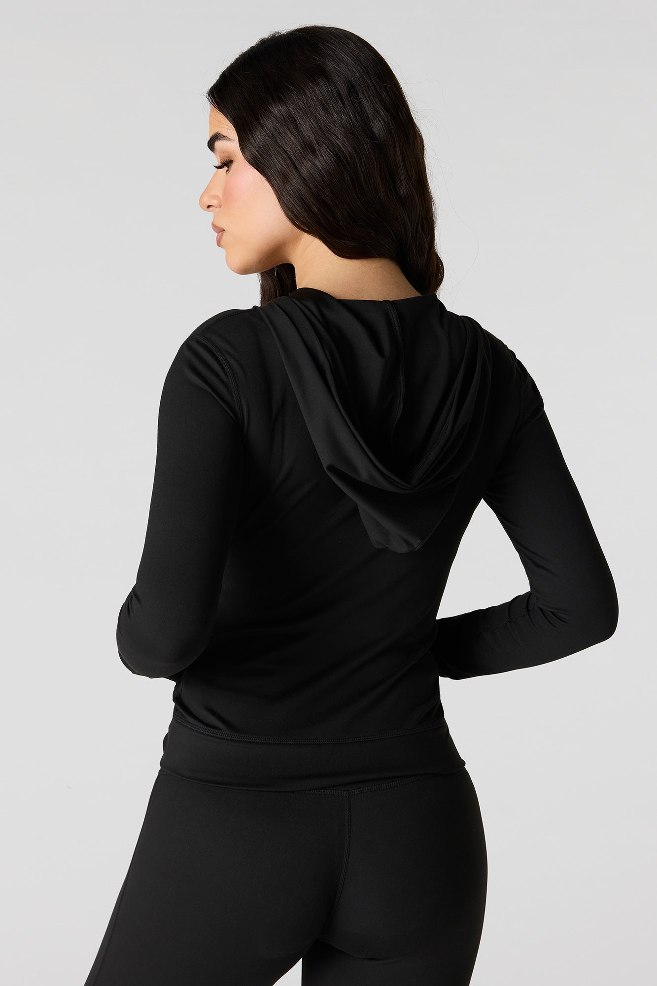 Active Soft Zip-Up Hooded Jacket