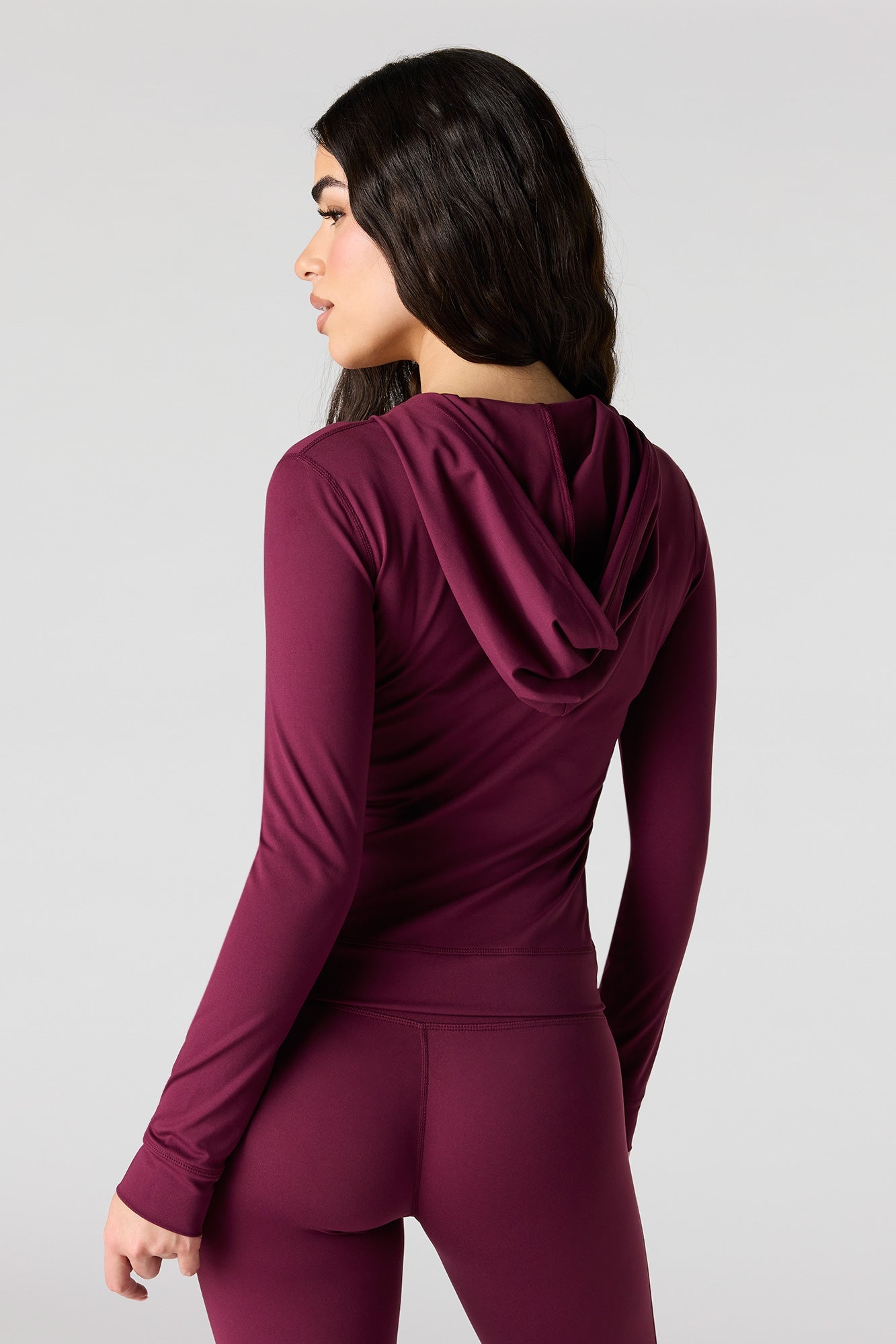 Active Soft Zip-Up Hooded Jacket