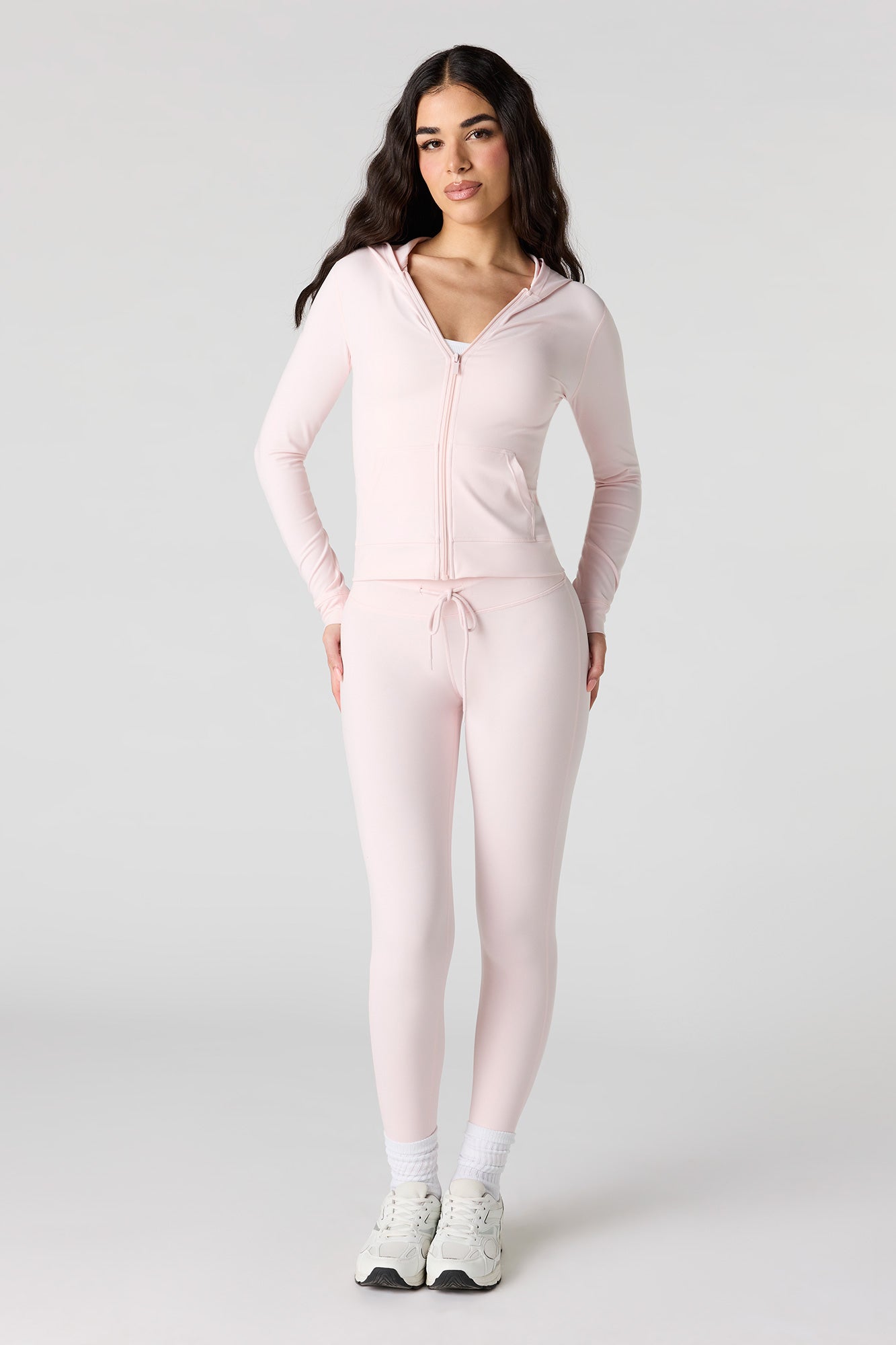 Active Soft Zip-Up Hooded Jacket