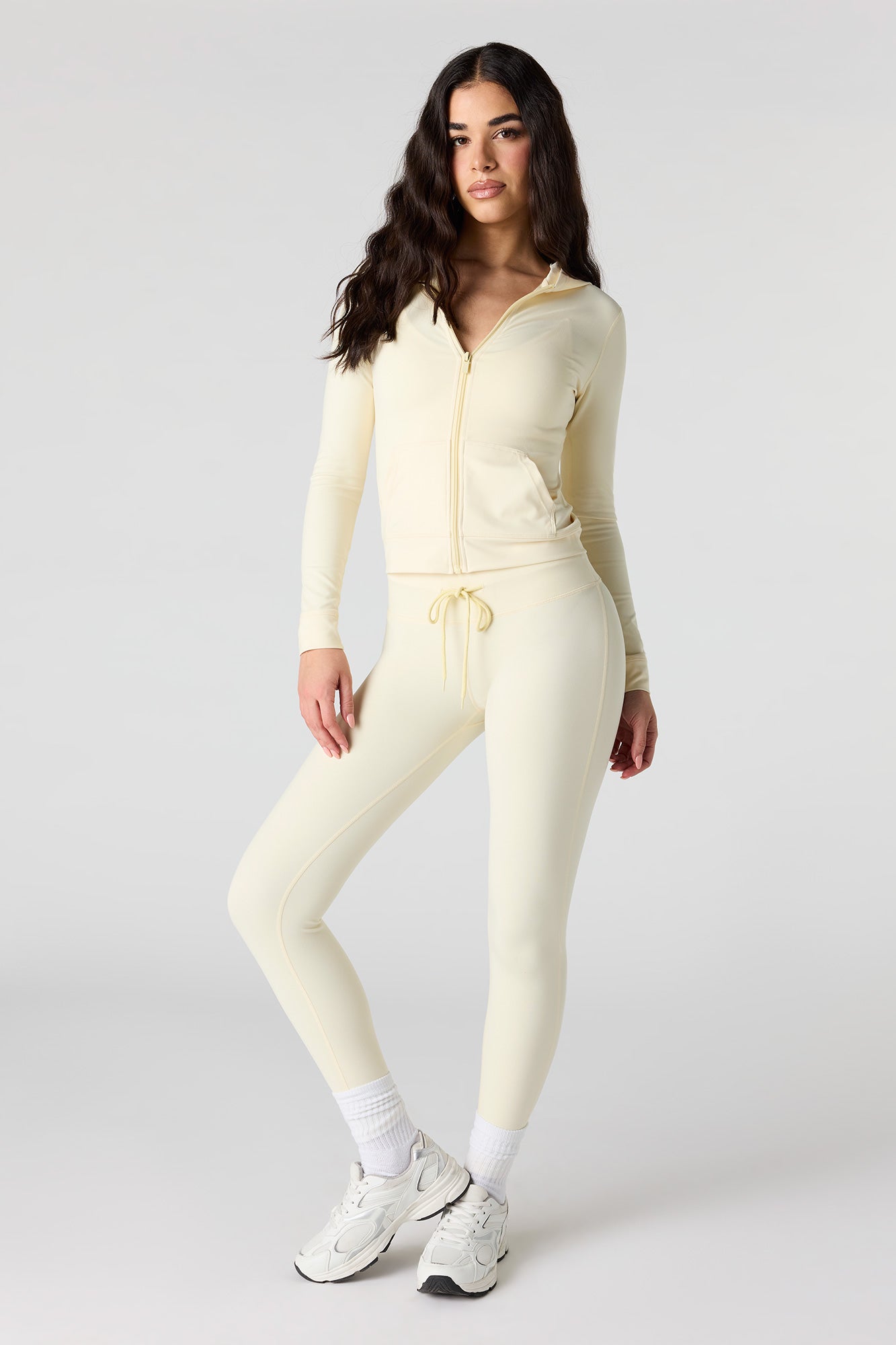 Active Soft Zip-Up Hooded Jacket