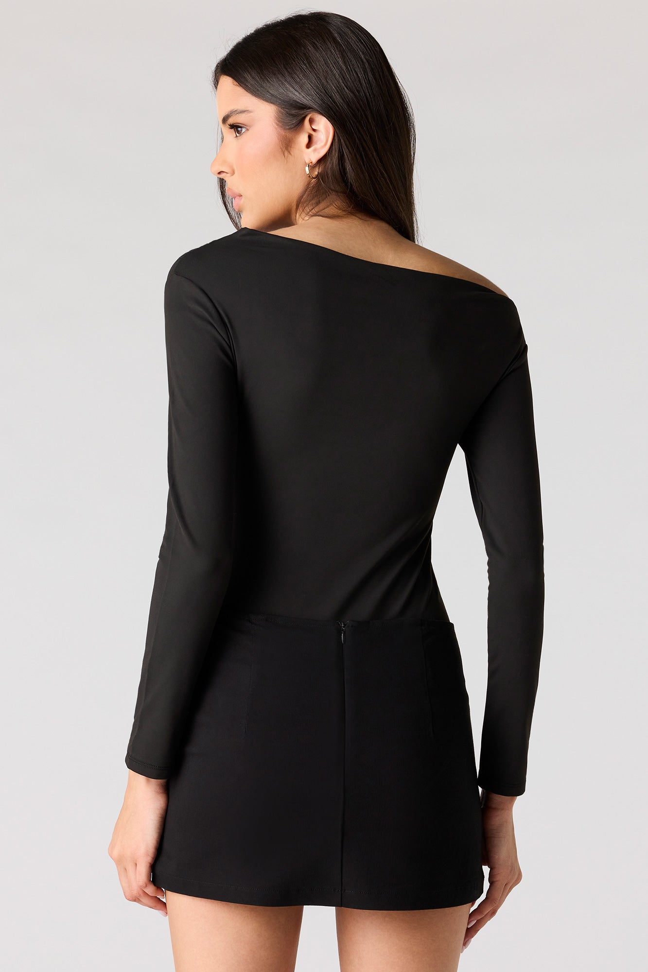 Contour Off Shoulder Long Sleeve Bodysuit