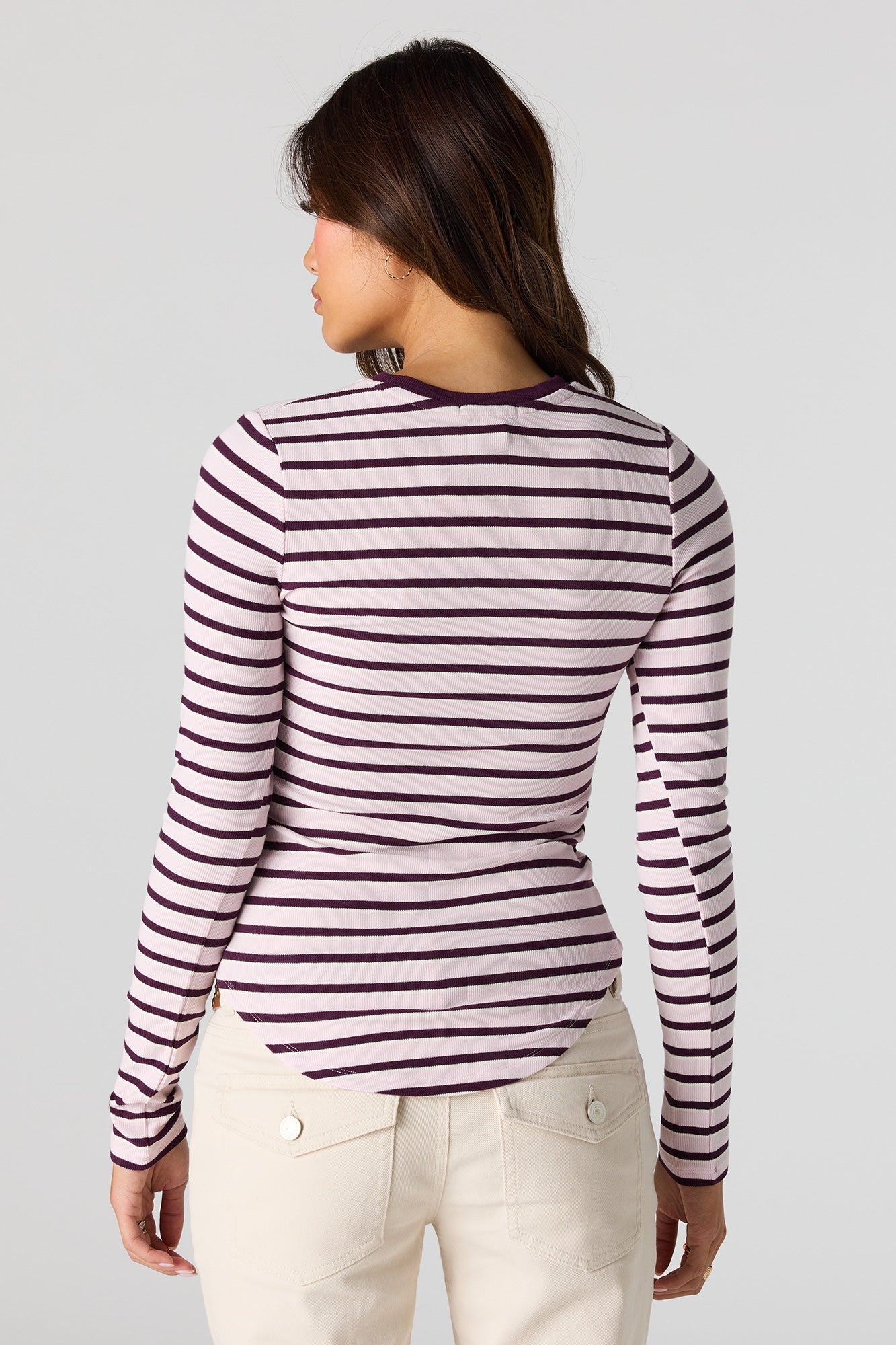 Ribbed Long Sleeve Top