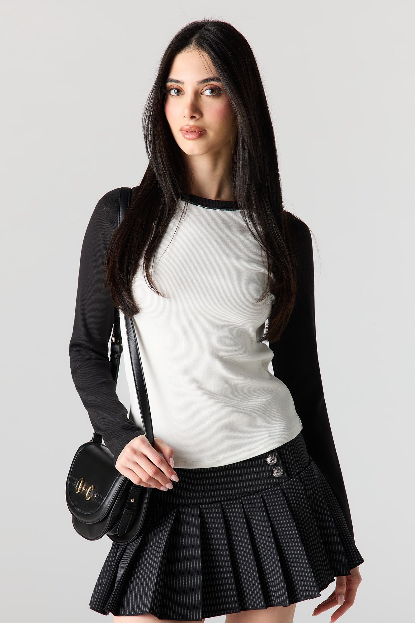 Ribbed Long Sleeve Top