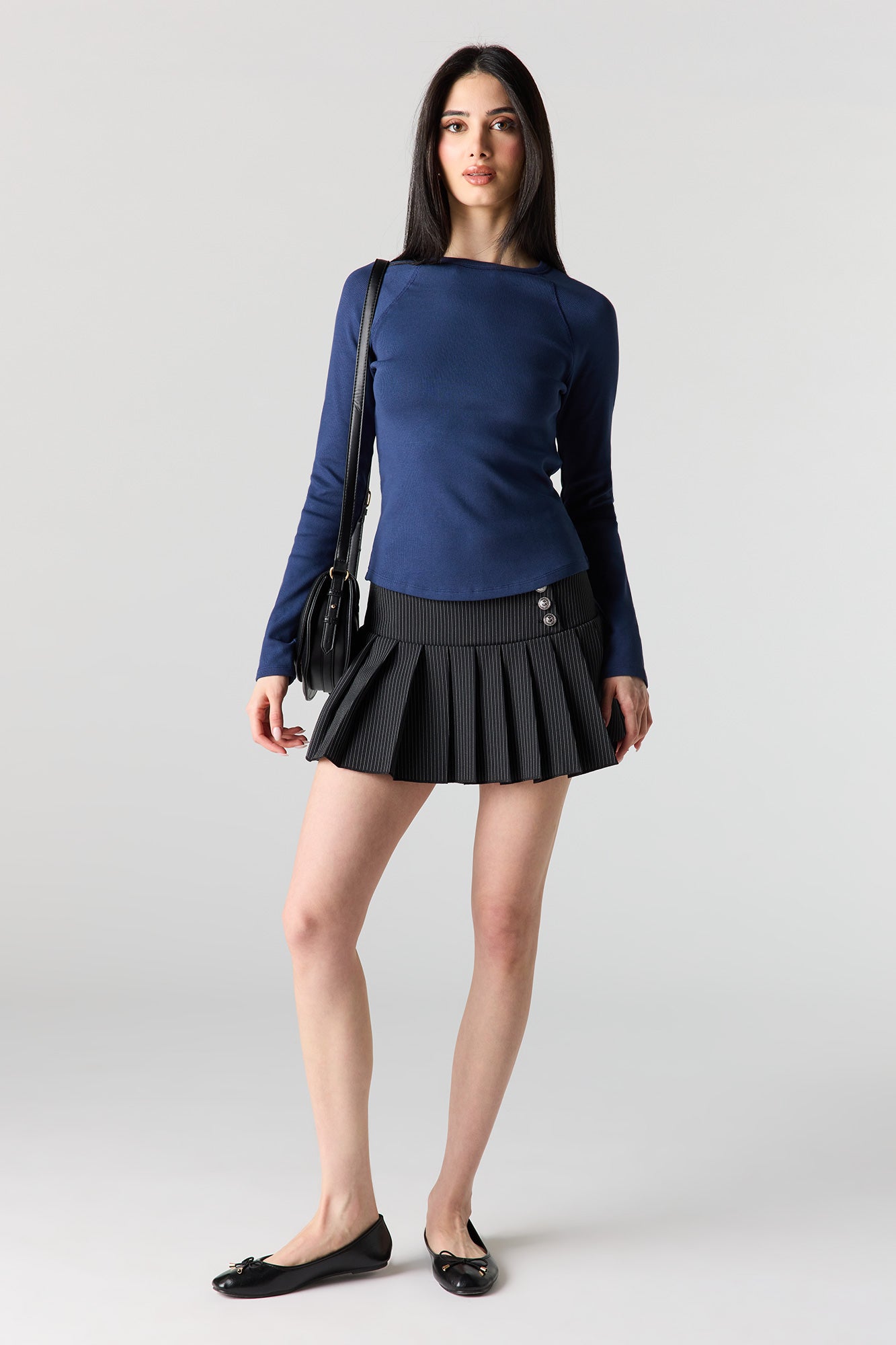 Ribbed Long Sleeve Top