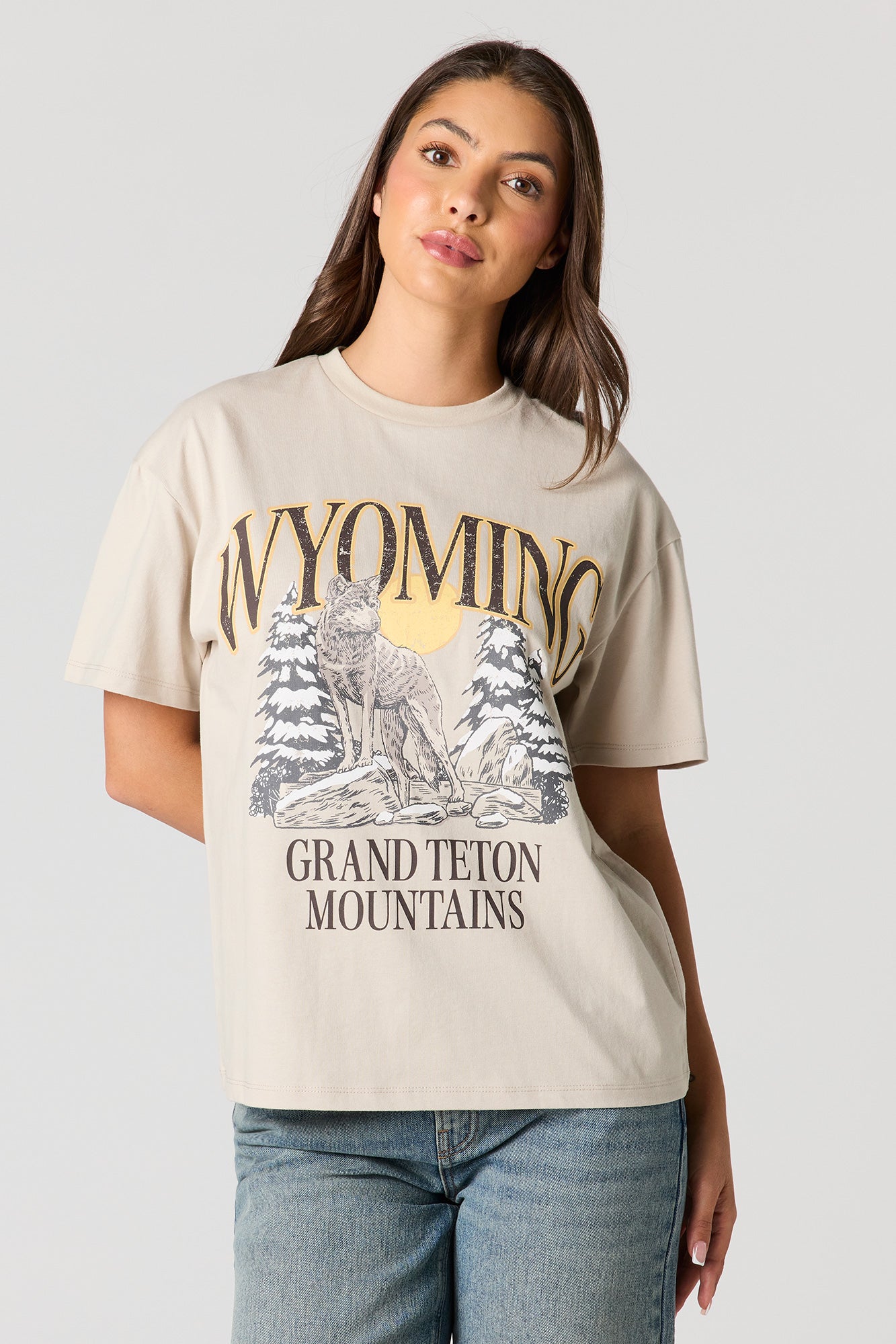 Luxe Heavy Cotton Graphic Boyfriend T-Shirt