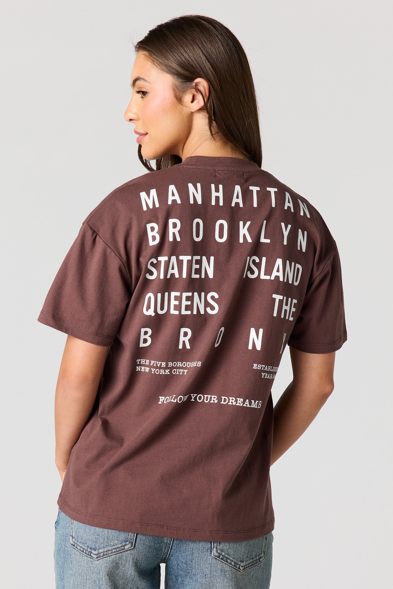 Luxe Heavy Cotton Graphic Boyfriend T-Shirt