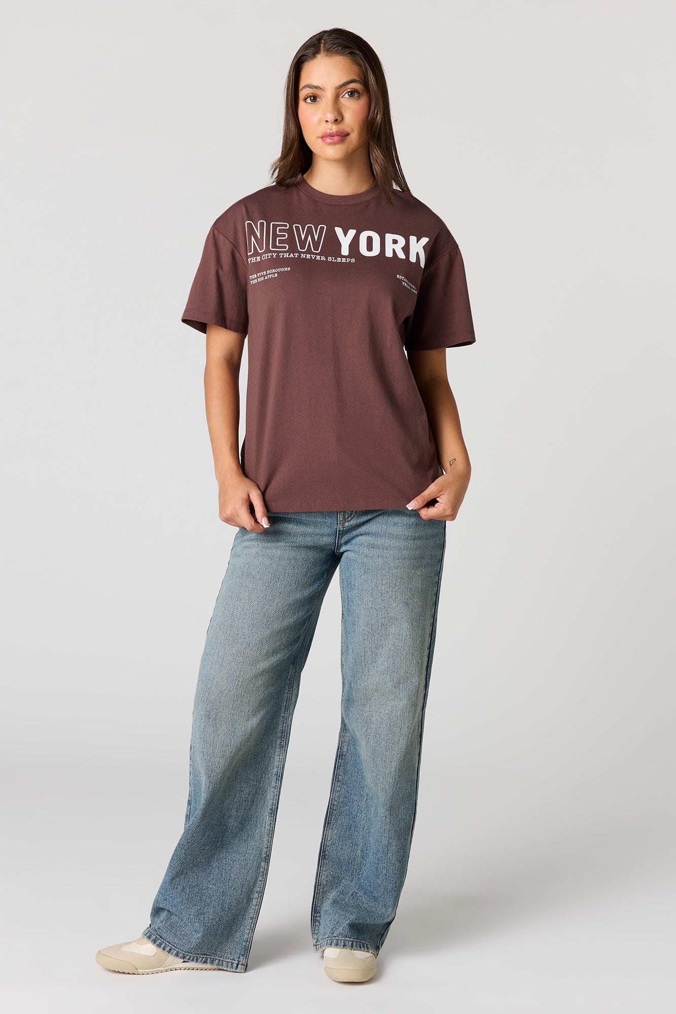 Luxe Heavy Cotton Graphic Boyfriend T-Shirt