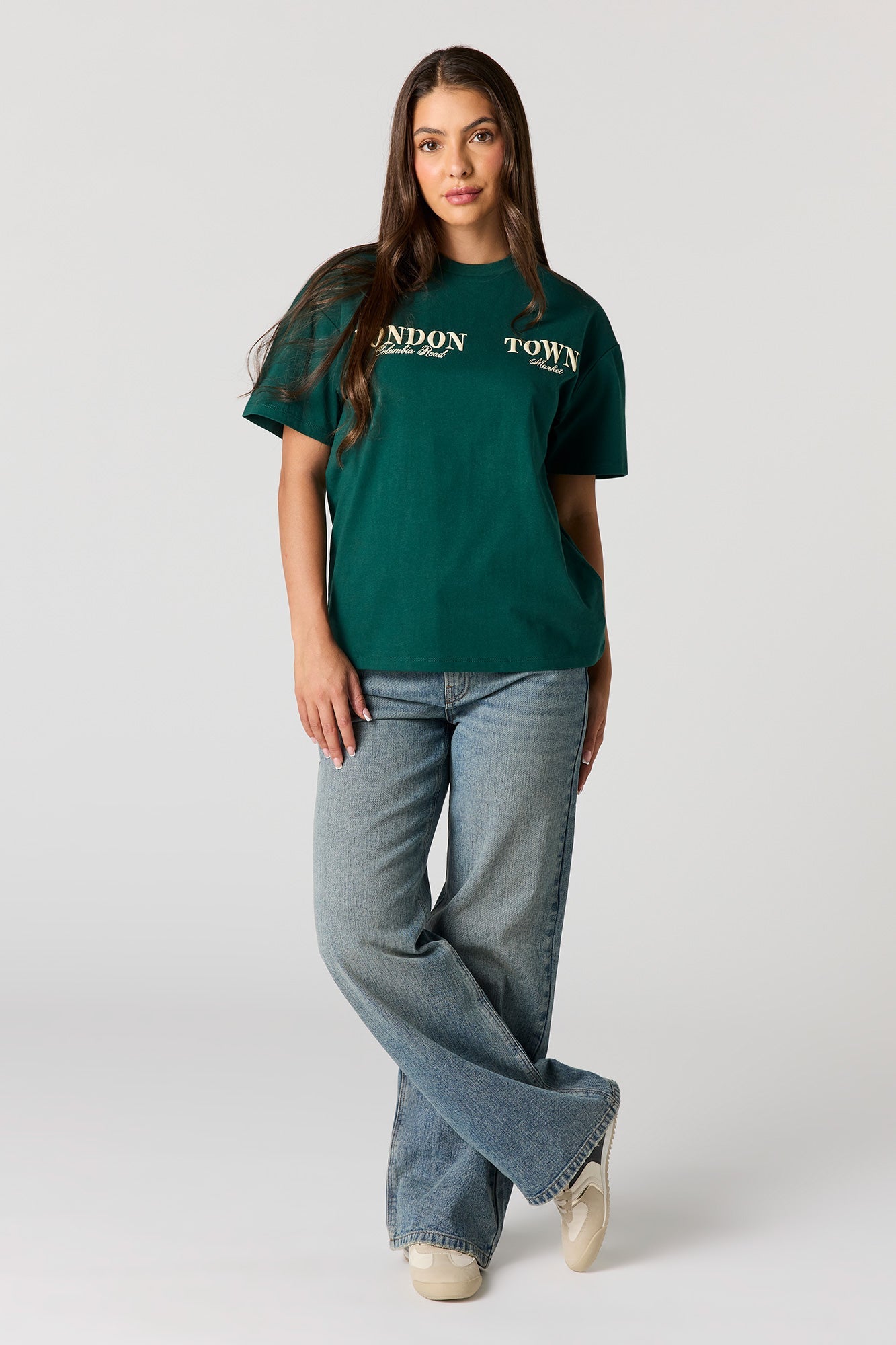 Luxe Heavy Cotton Graphic Boyfriend T-Shirt