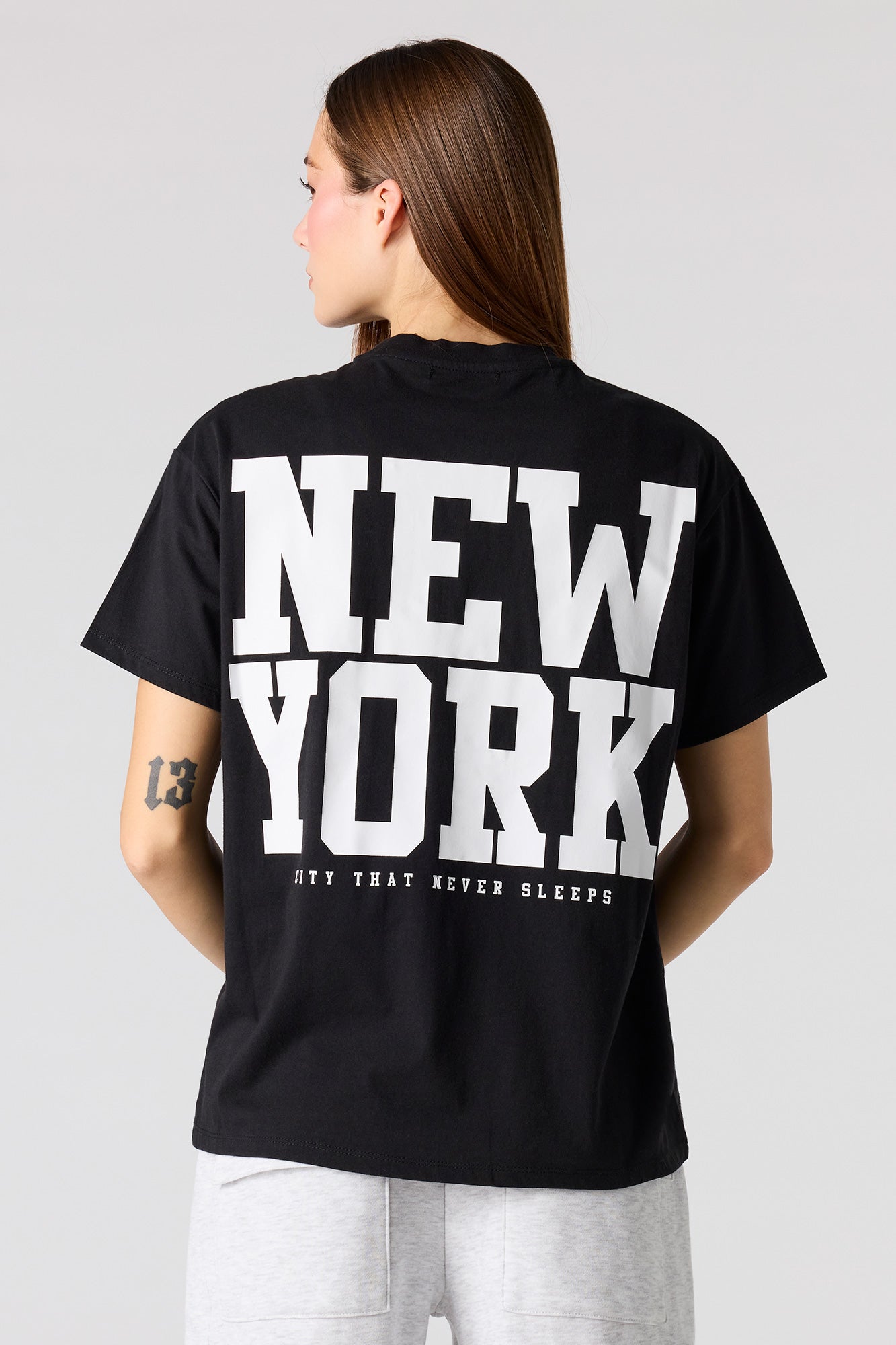 NYC Lace HD Print T-Shirt