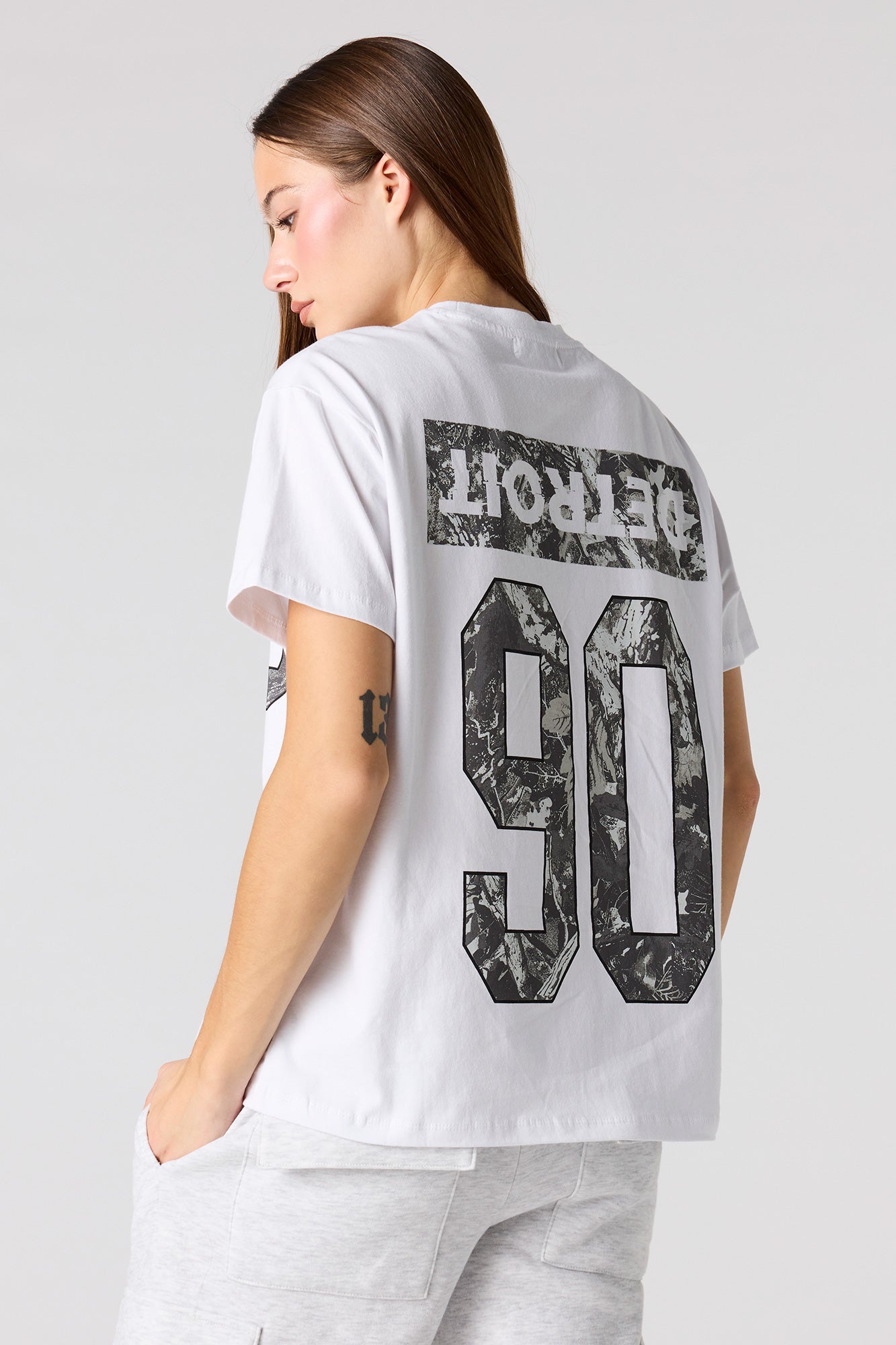 Detroit Camo Puff Print T-Shirt