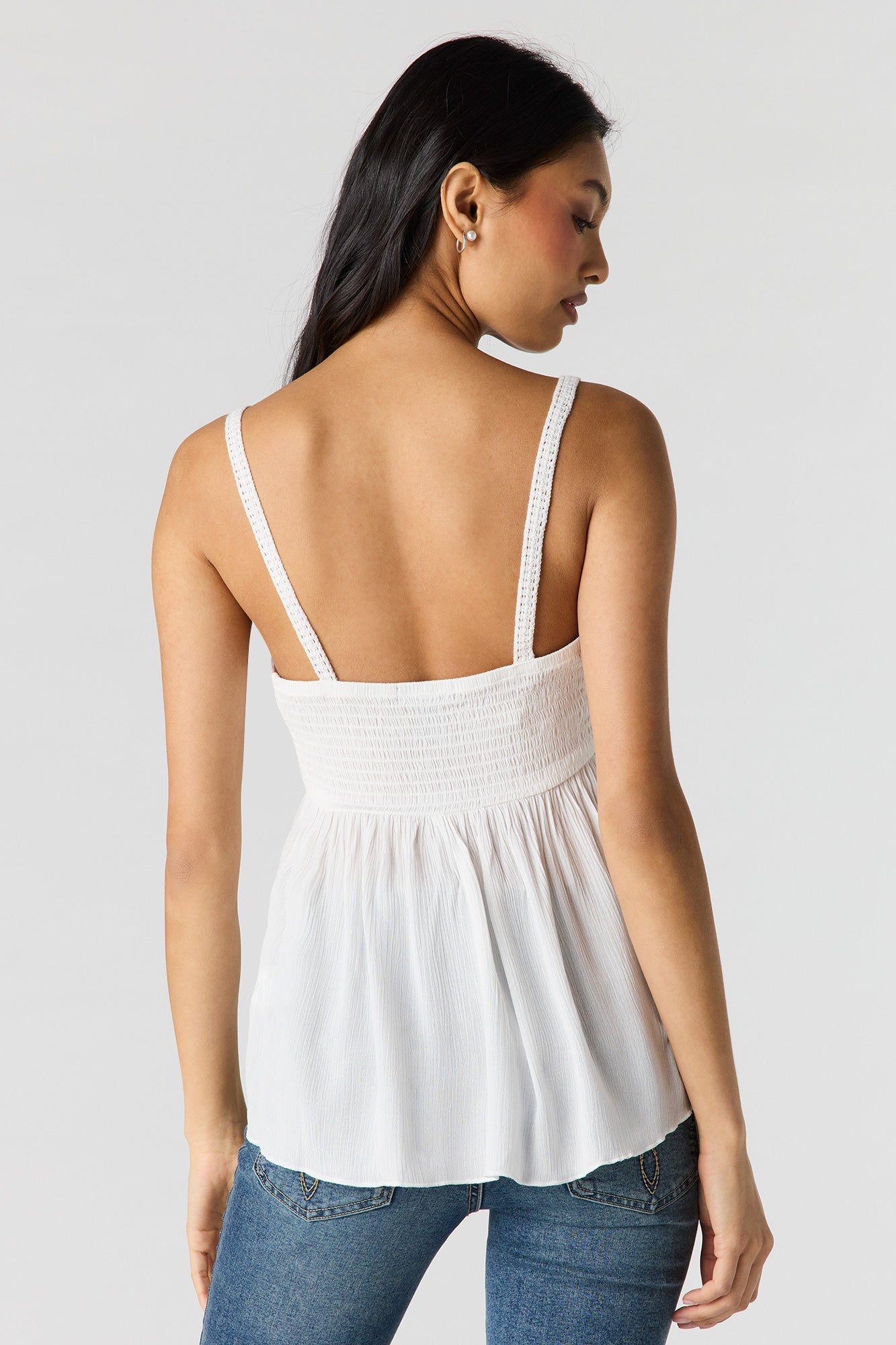 Crochet Babydoll Tank