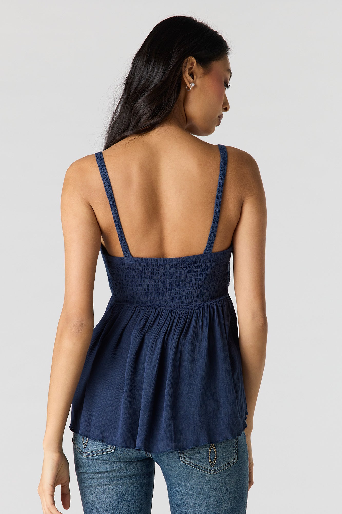Crochet Babydoll Tank