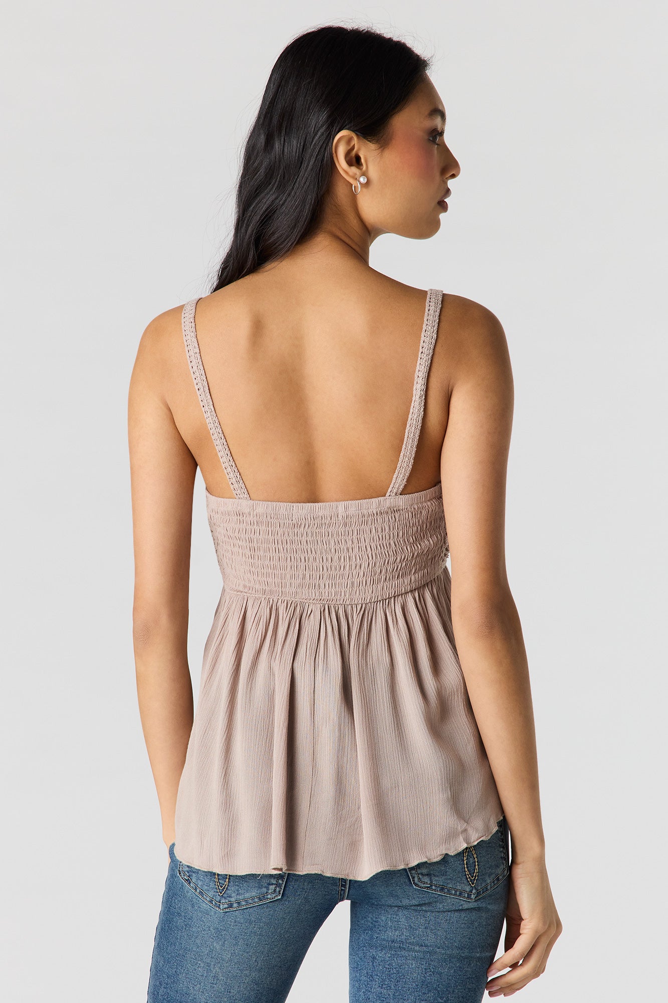 Crochet Babydoll Tank