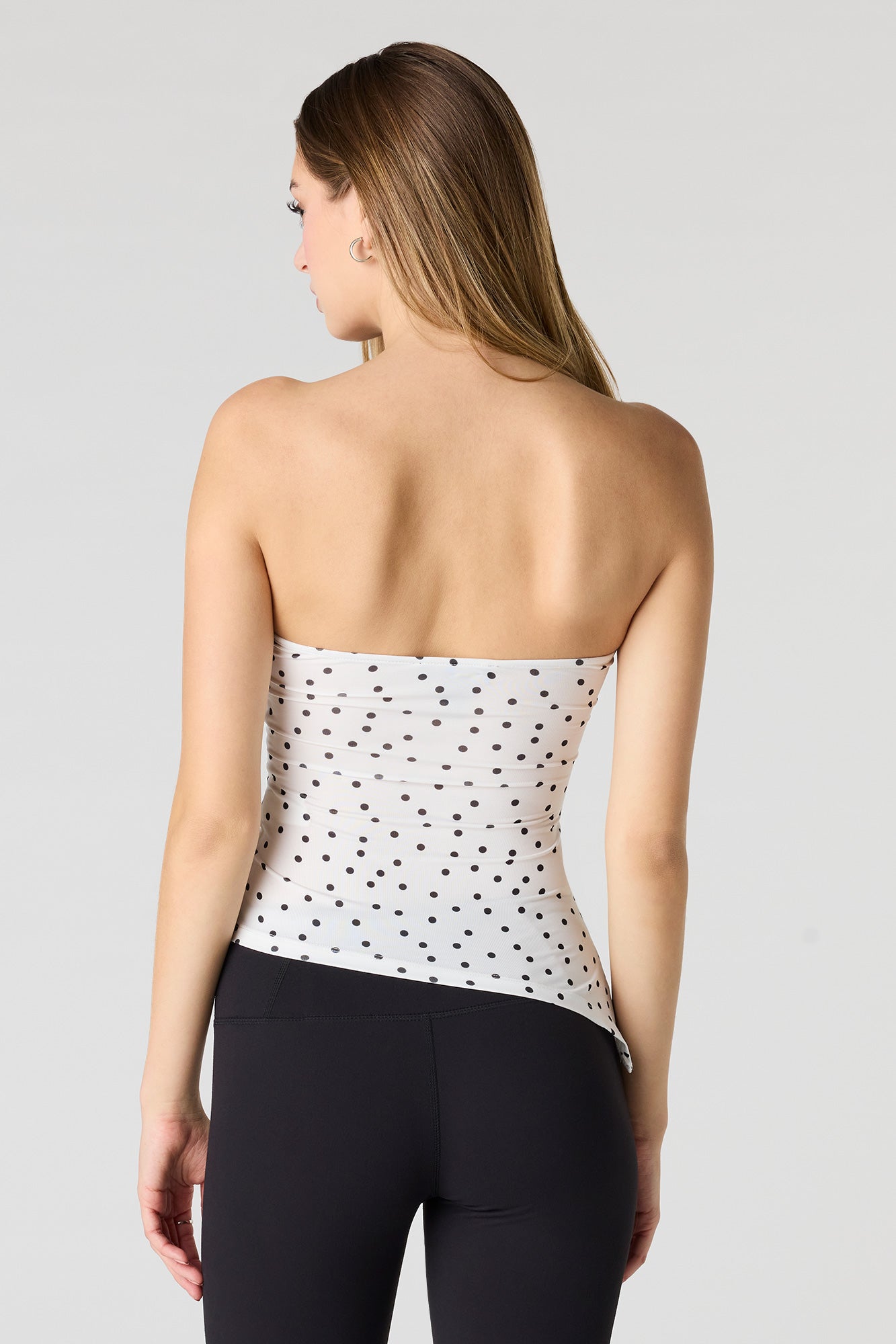 Luxe Heavy Contour Asymmetrical Tube Top