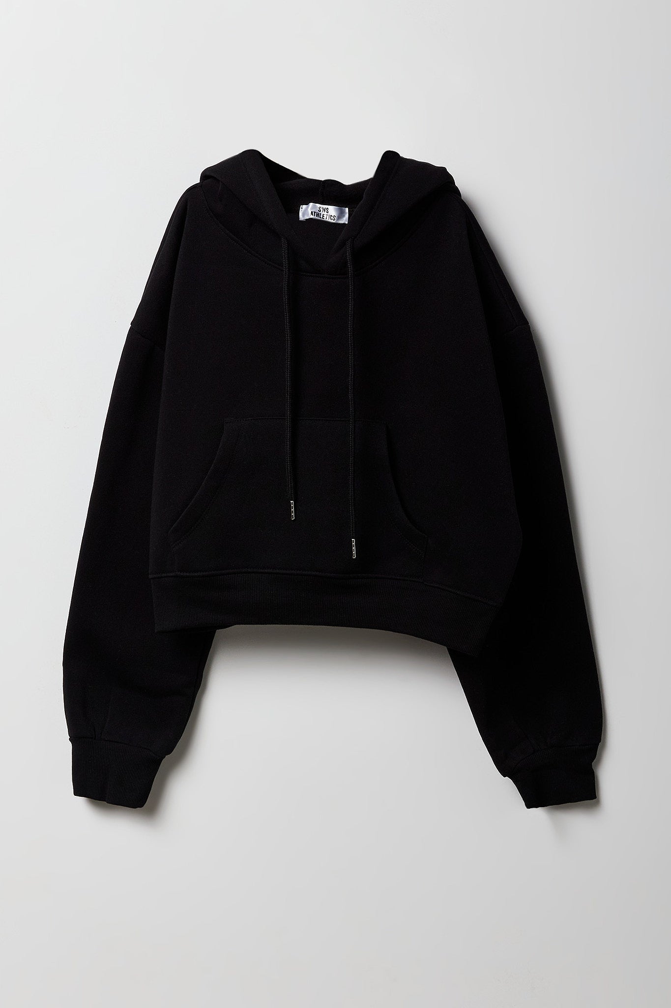 Fleece Cropped Hoodie