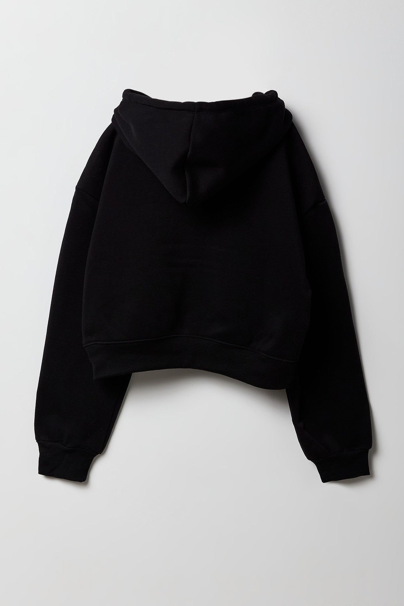 Fleece Cropped Hoodie