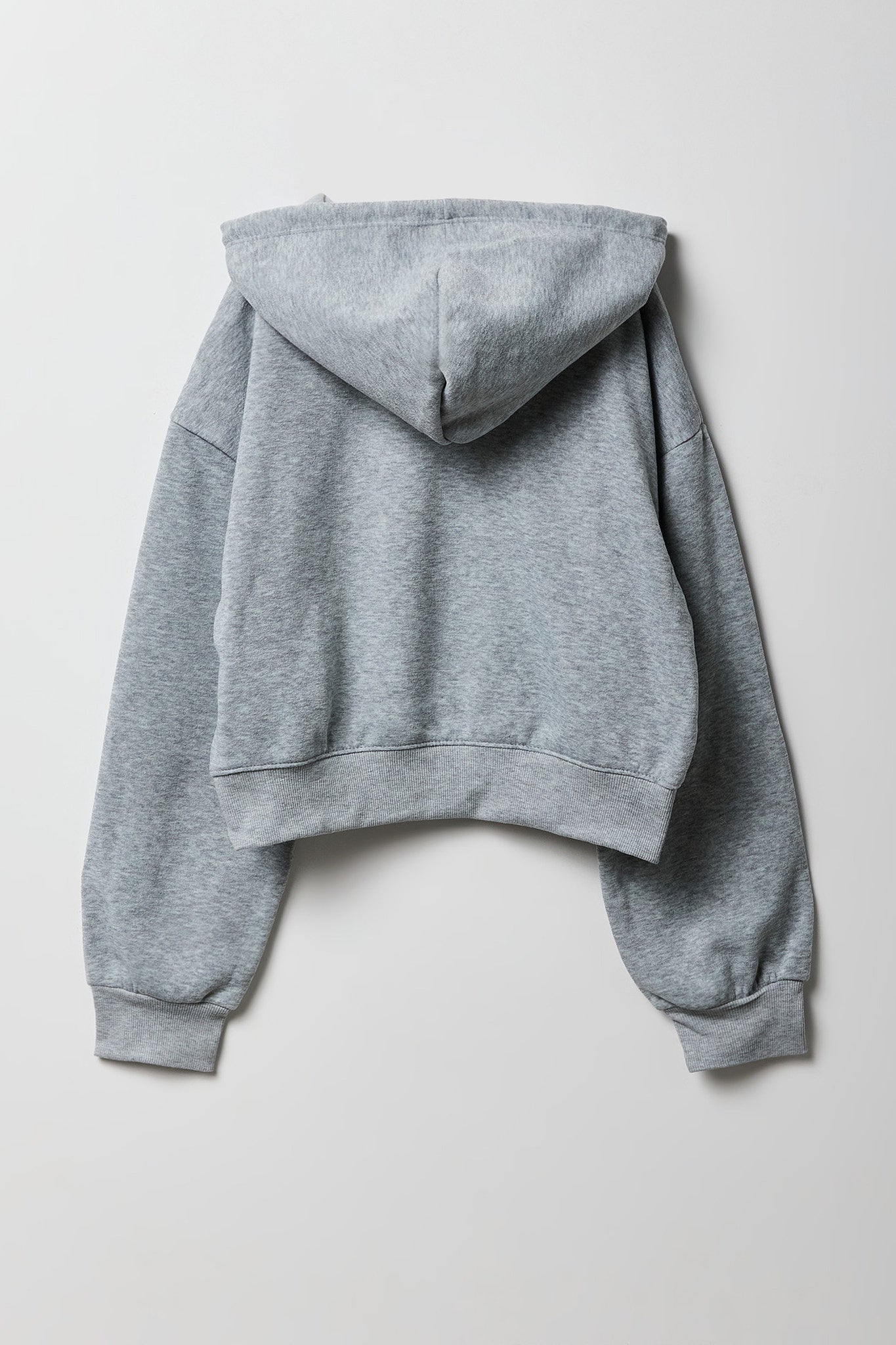 Fleece Cropped Hoodie