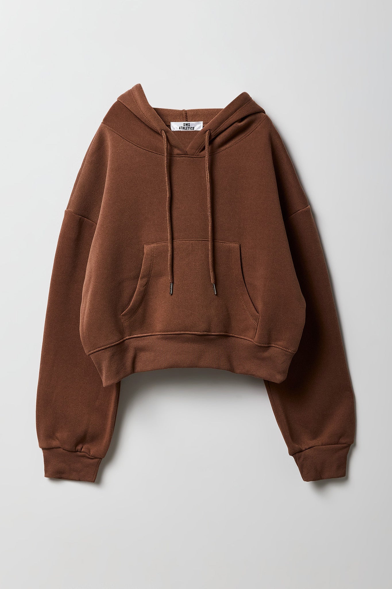 Fleece Cropped Hoodie