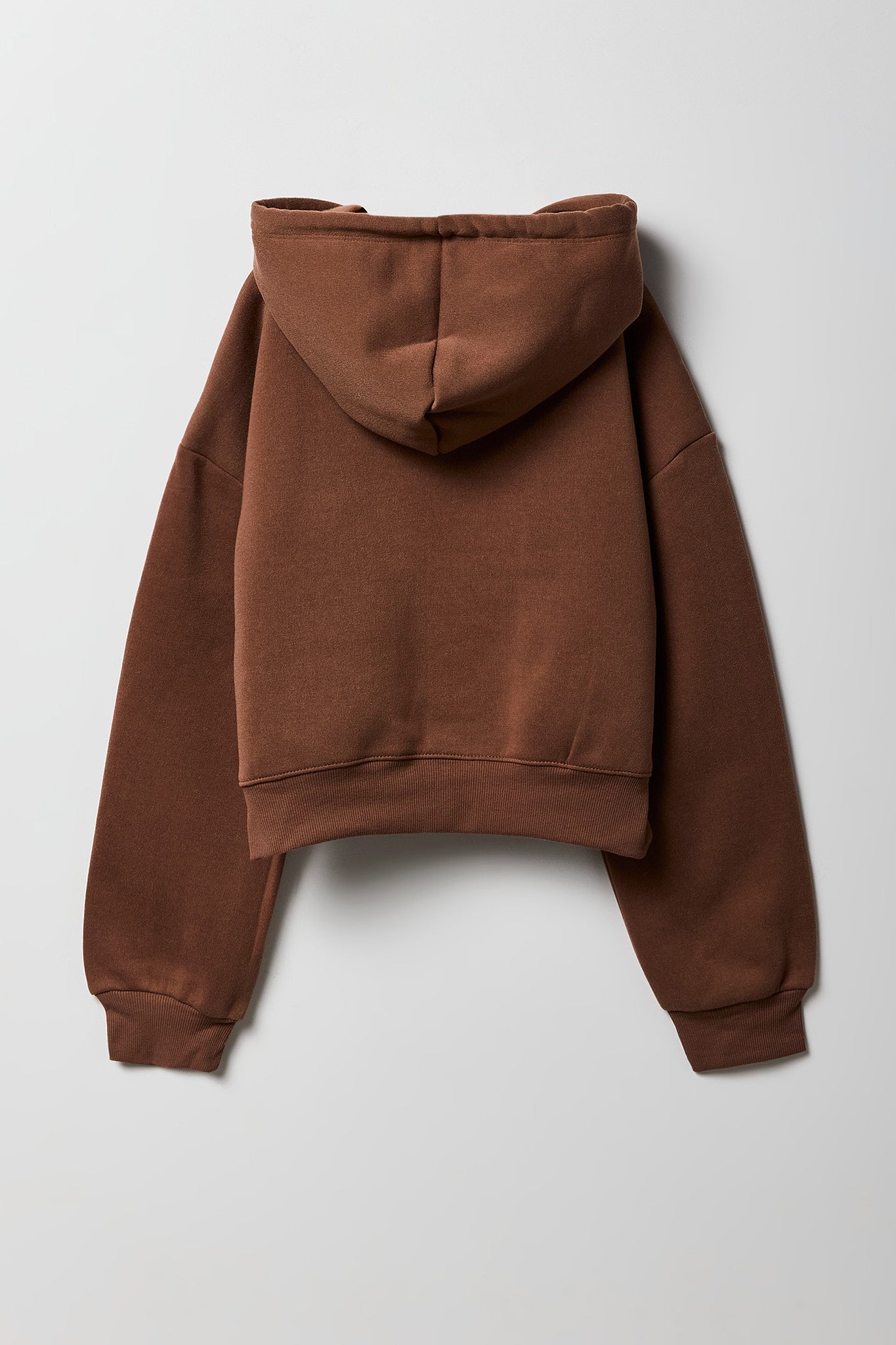 Fleece Cropped Hoodie