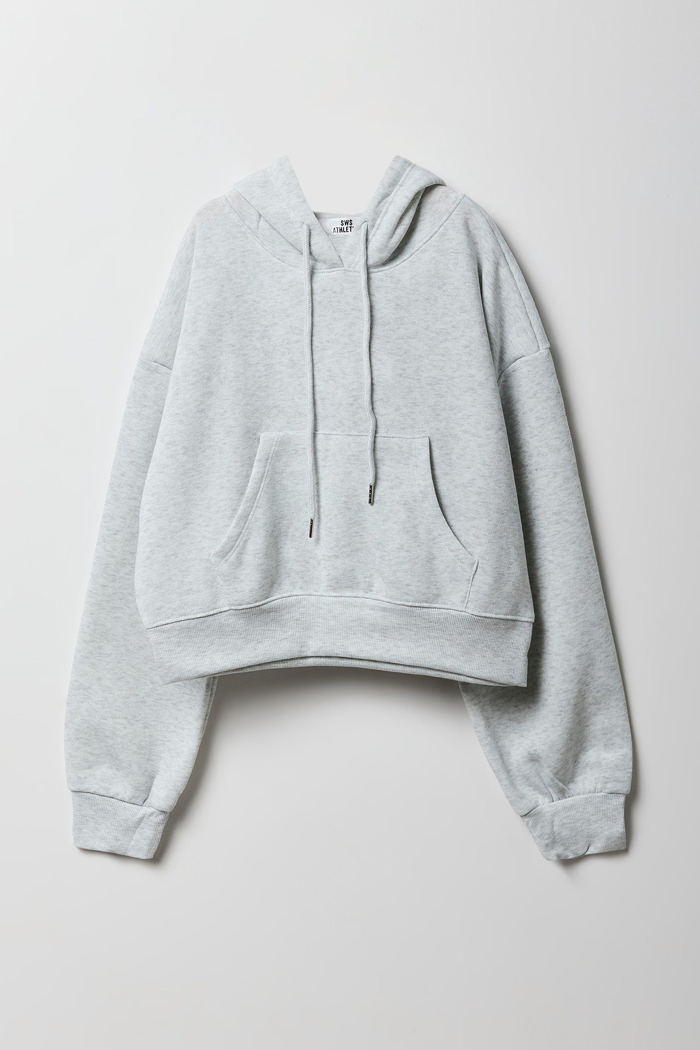 Fleece Cropped Hoodie