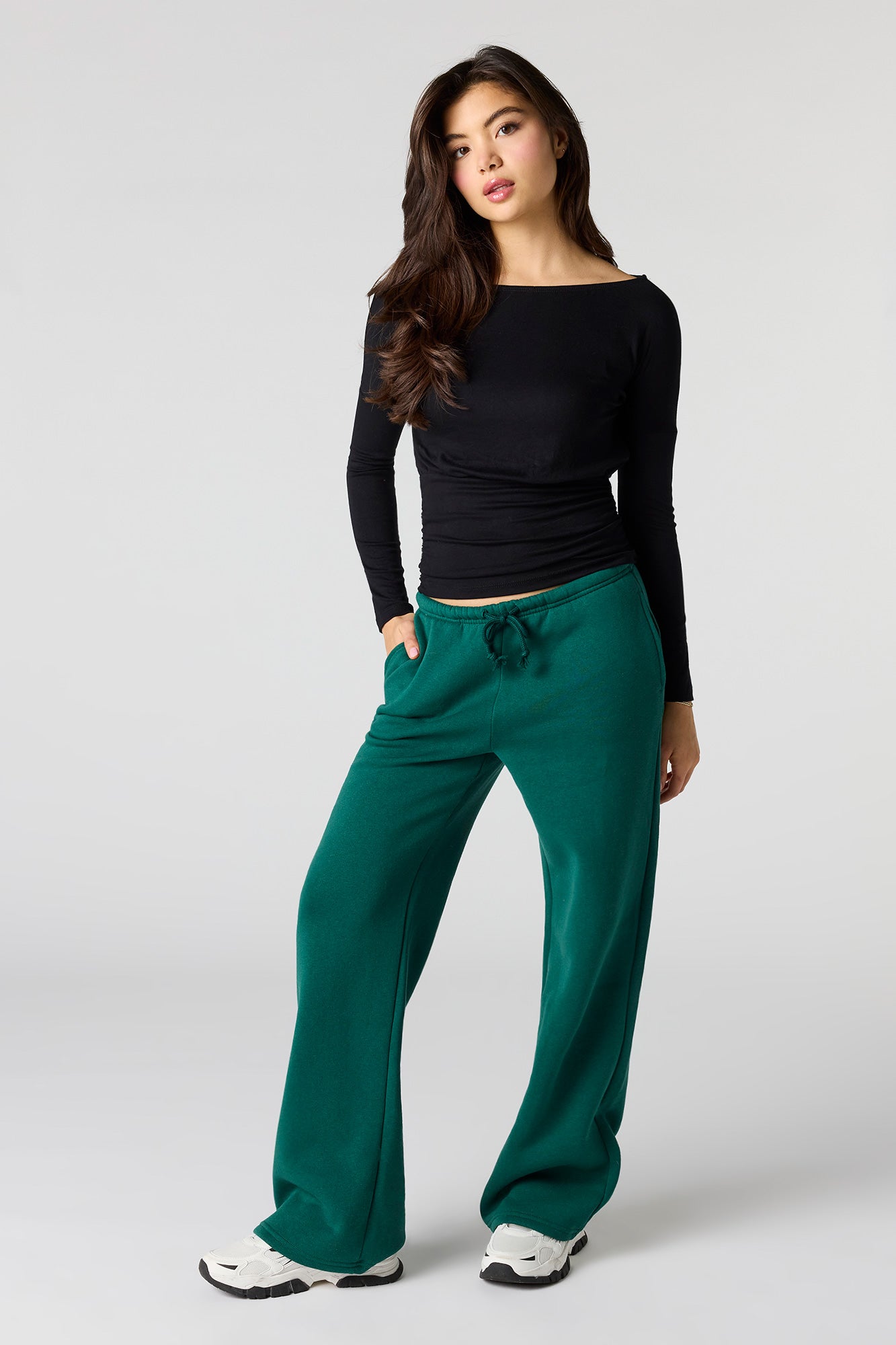 Fleece Low Rise Baggy Sweatpant