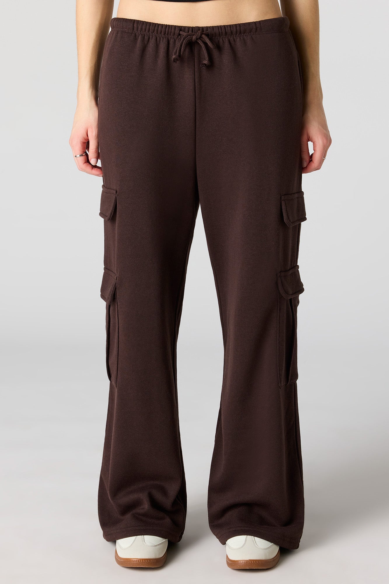 Fleece Low Rise Baggy Cargo Sweatpant
