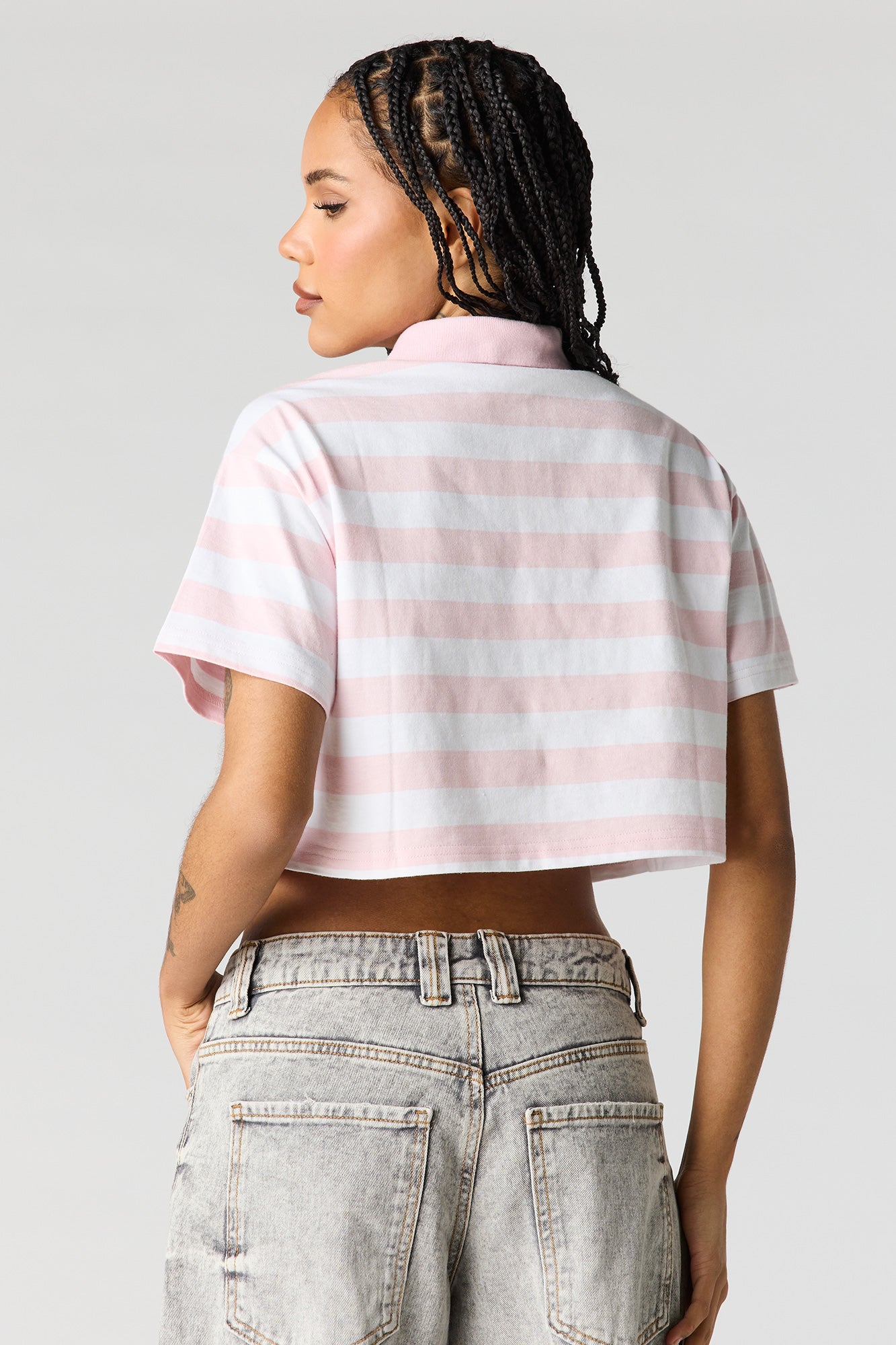 Luxe Heavy Cotton Striped Polo