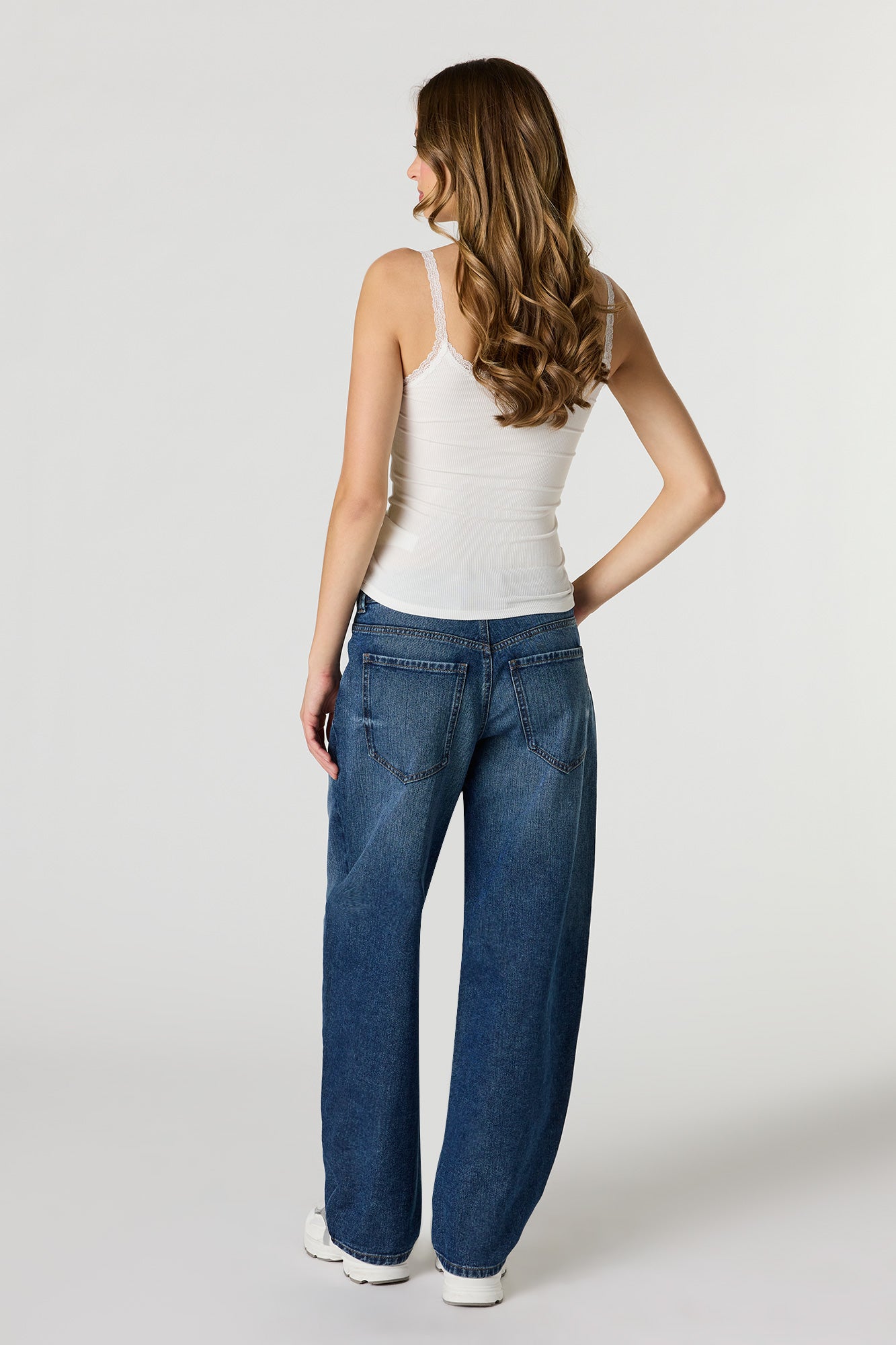 Low Rise Barrel Jean