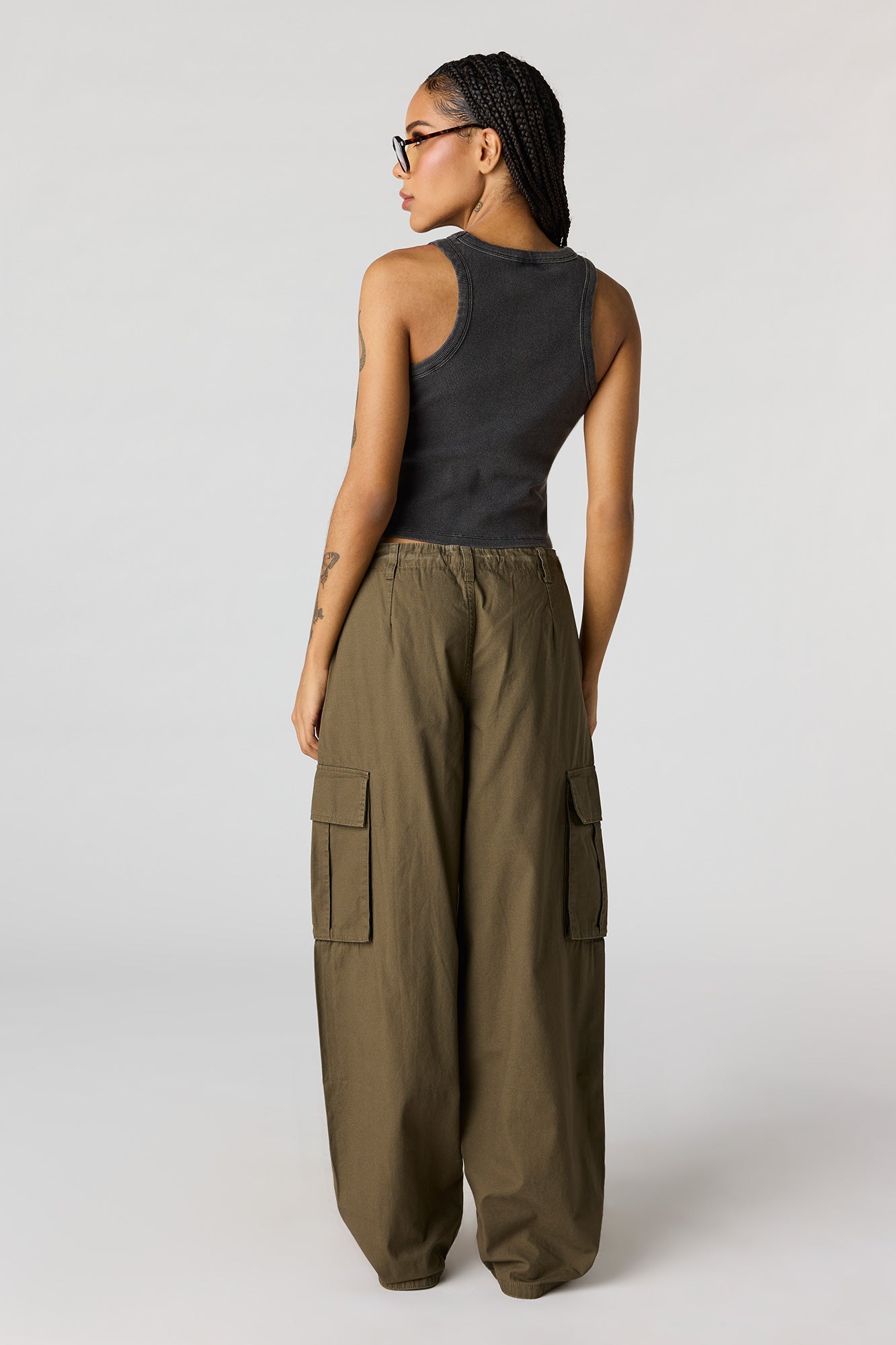 Low Rise Barrel Cargo Pant