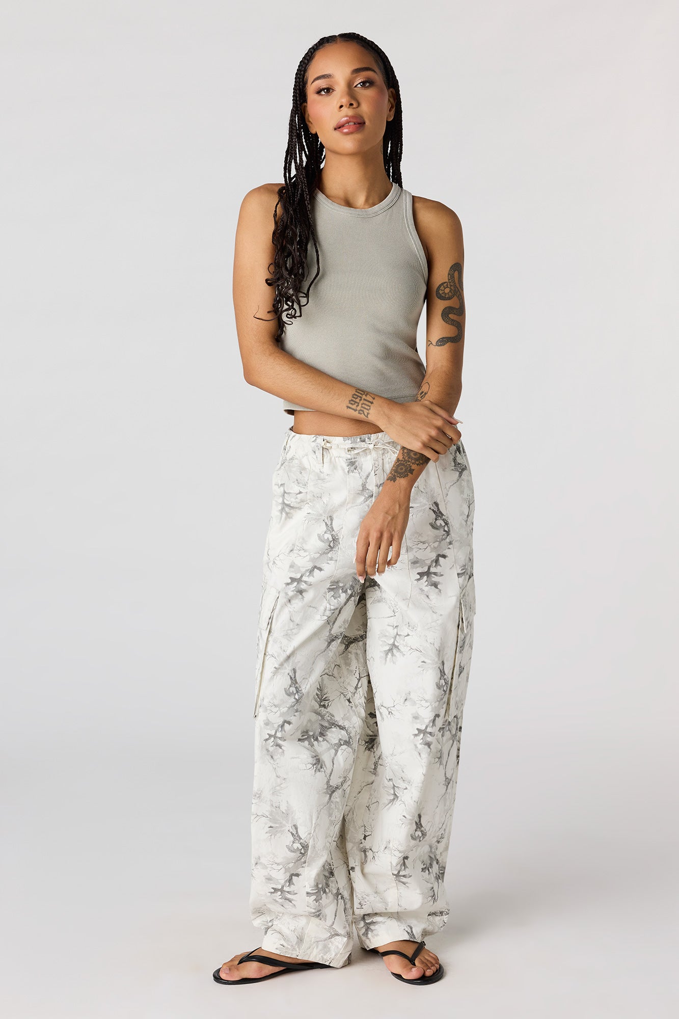 Low Rise Barrel Cargo Pant