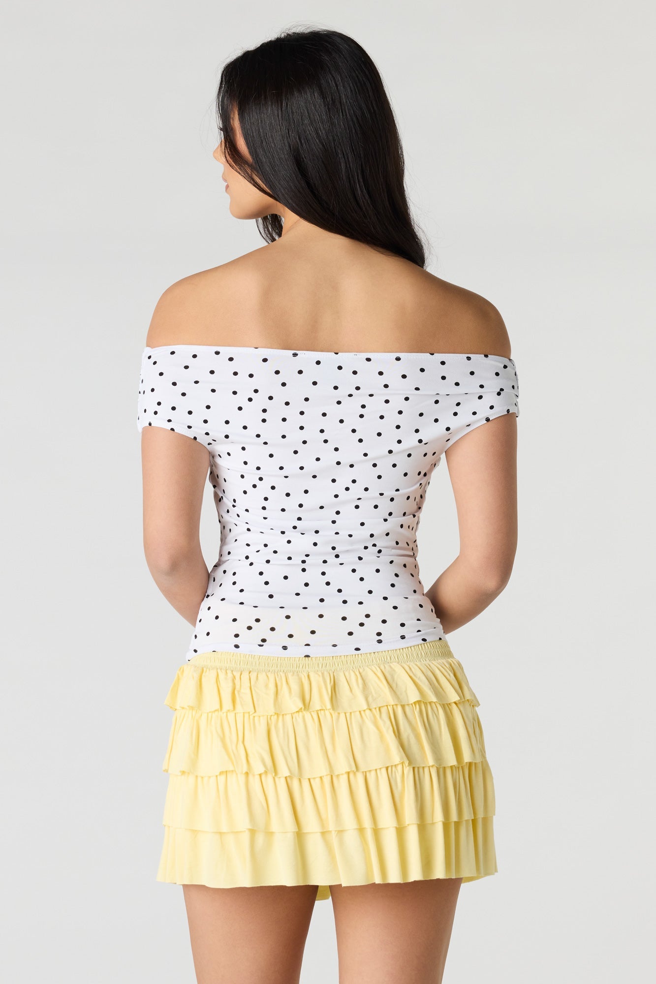 Ruffle Tiered Mini Skort