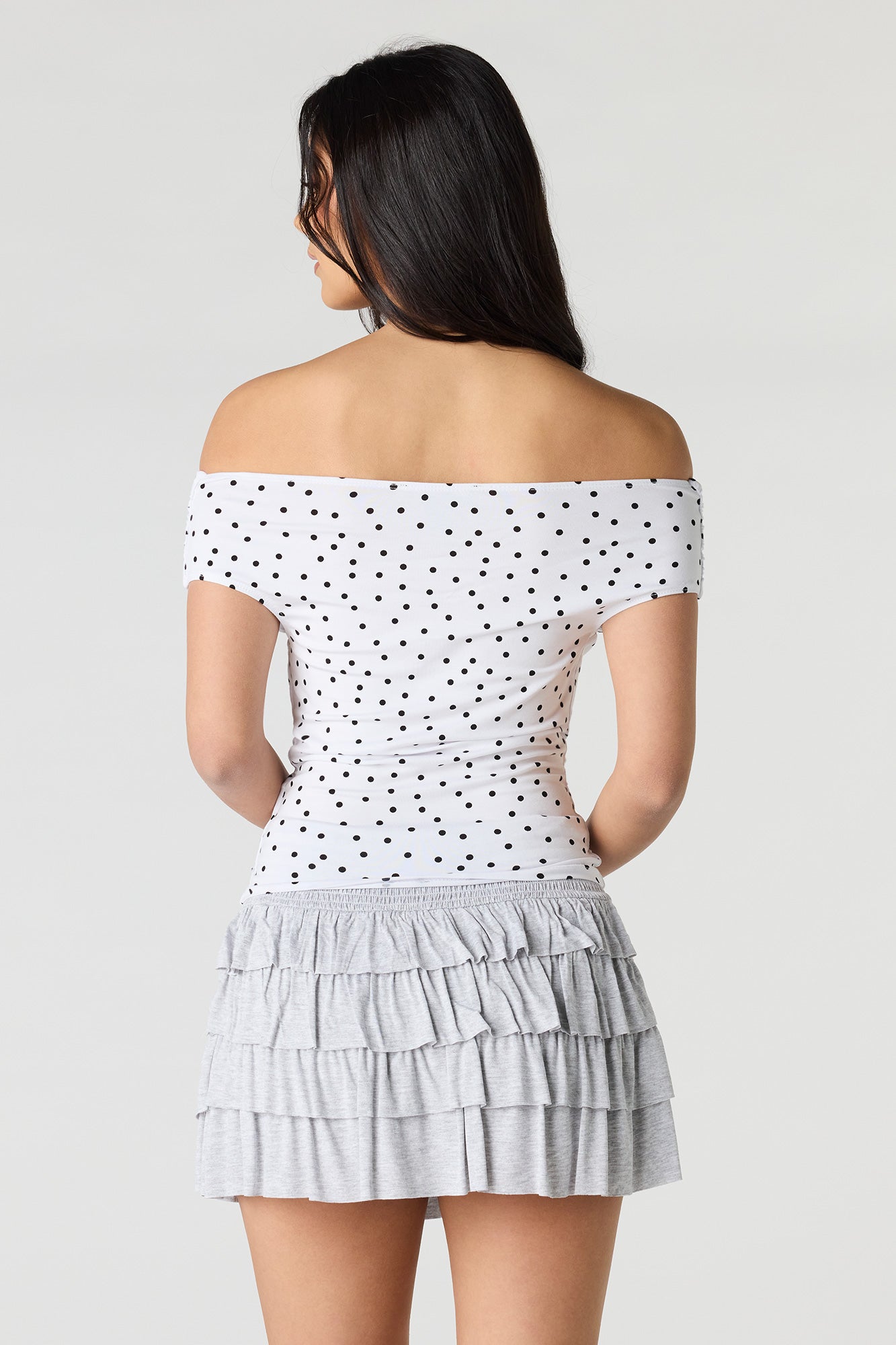 Ruffle Tiered Mini Skort