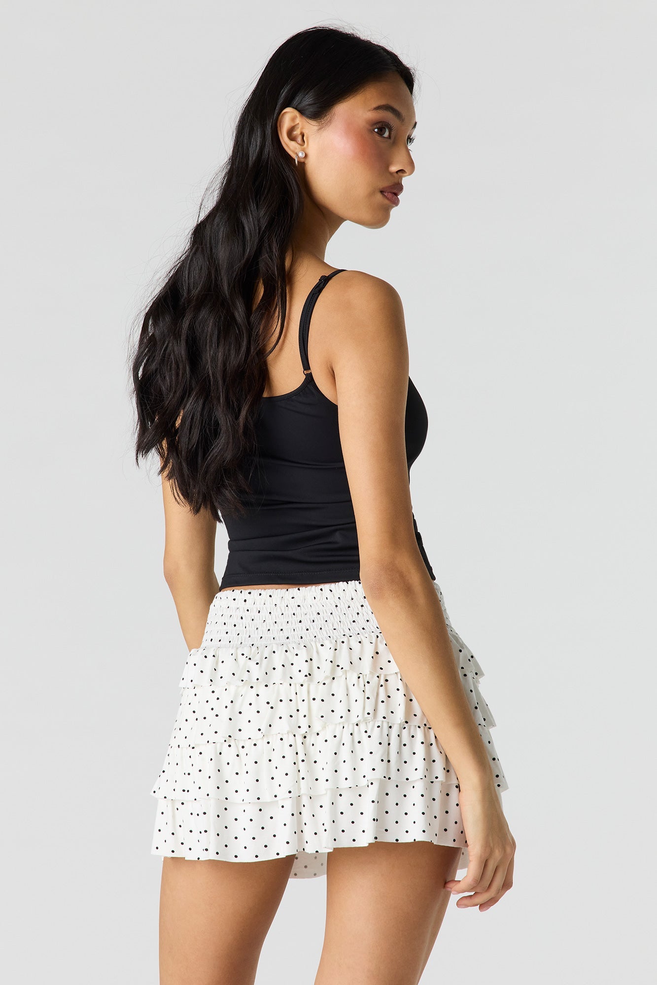 Ruffle Tiered Mini Skort