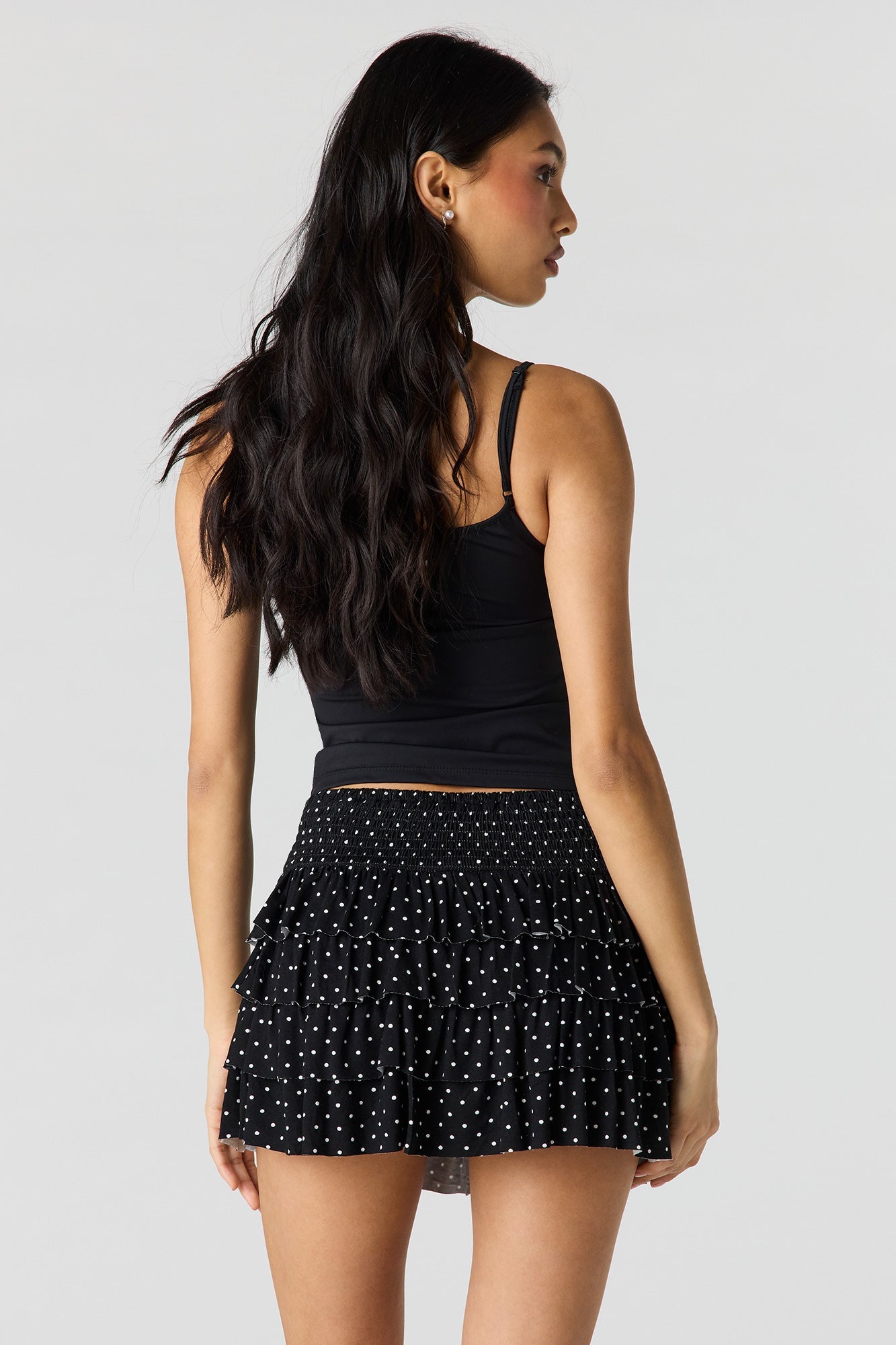 Ruffle Tiered Mini Skort