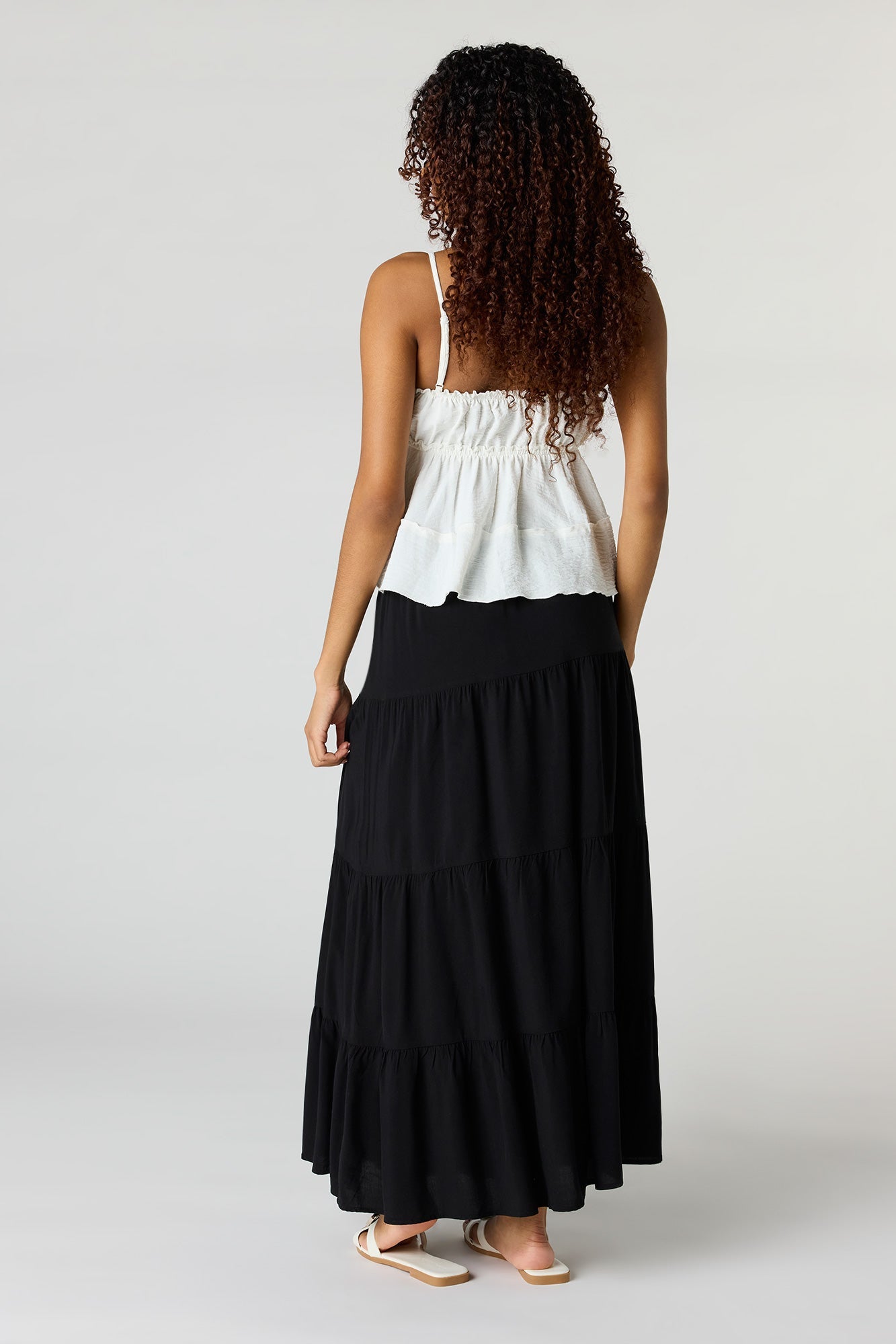 Tiered Maxi Skirt