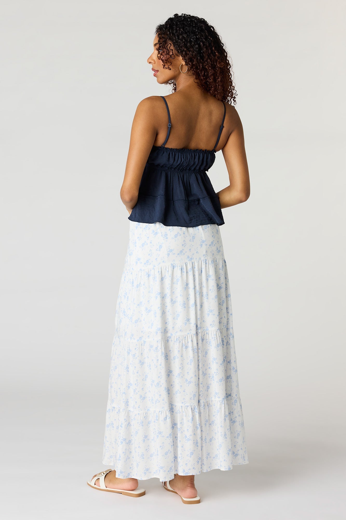 Tiered Maxi Skirt