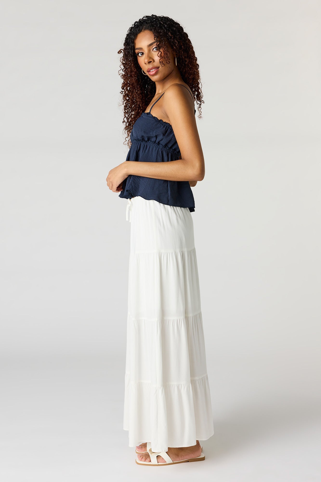Tiered Maxi Skirt