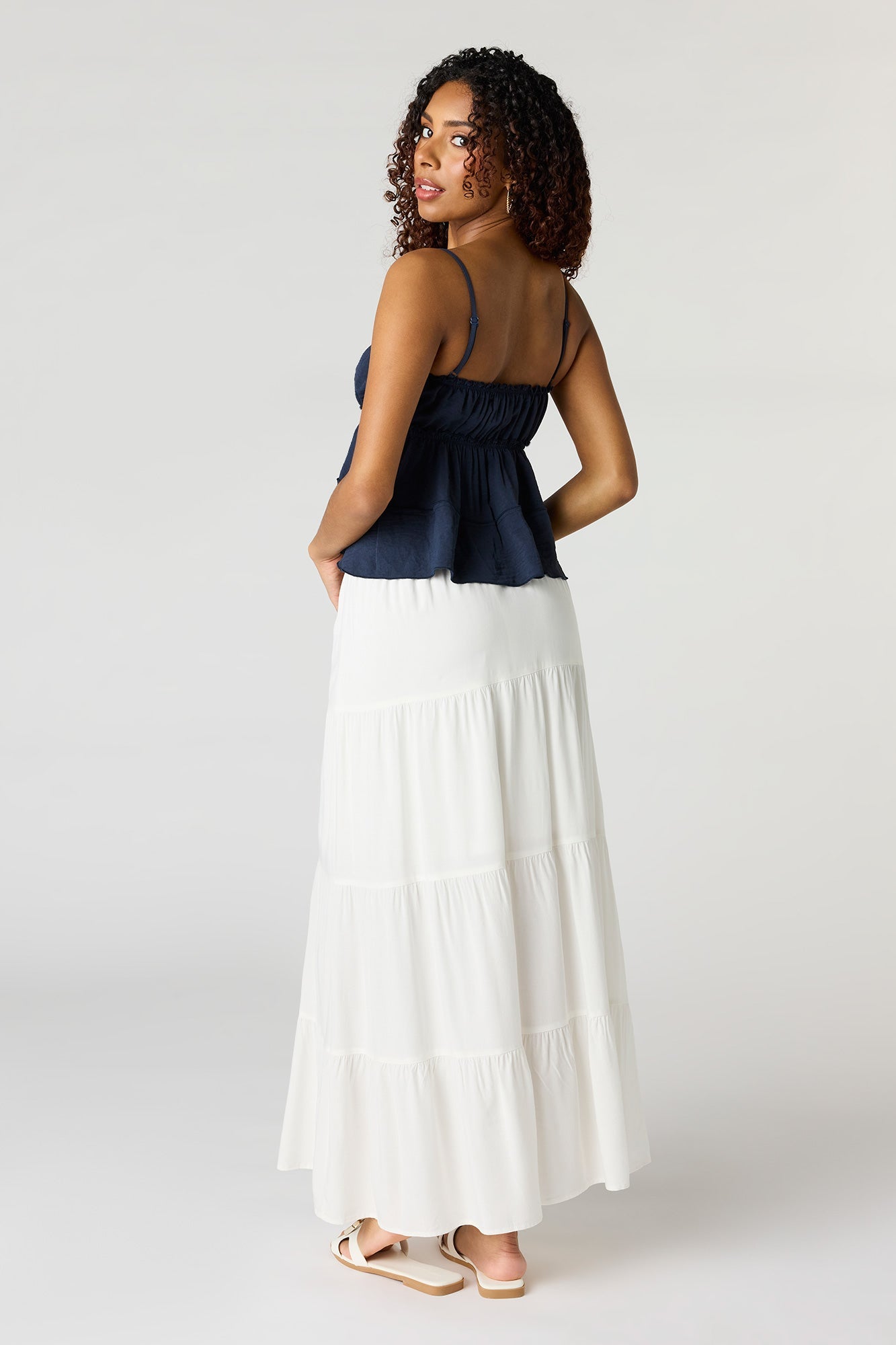 Tiered Maxi Skirt