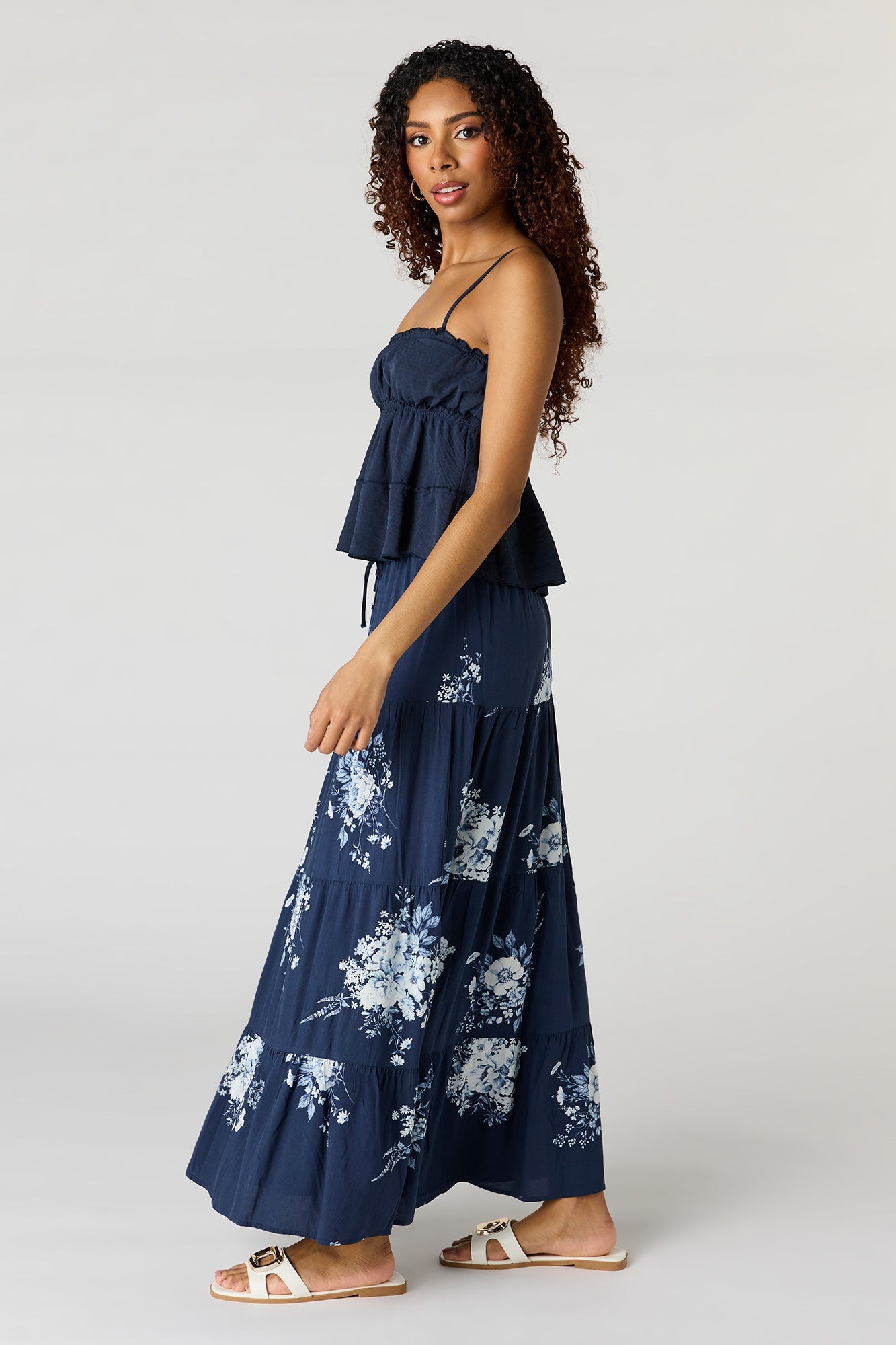Tiered Maxi Skirt