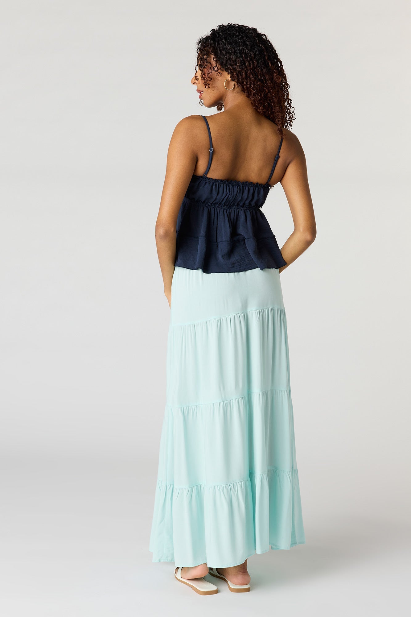 Tiered Maxi Skirt