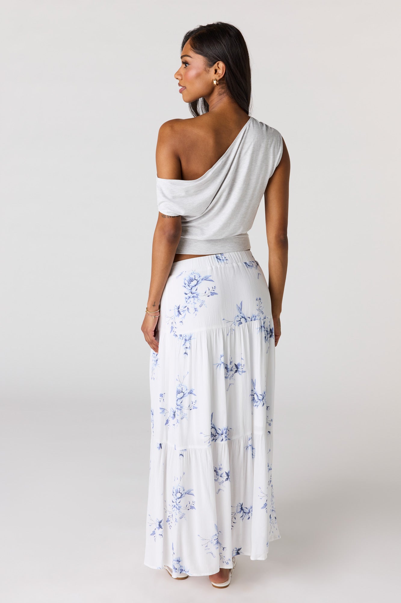Tiered Maxi Skirt