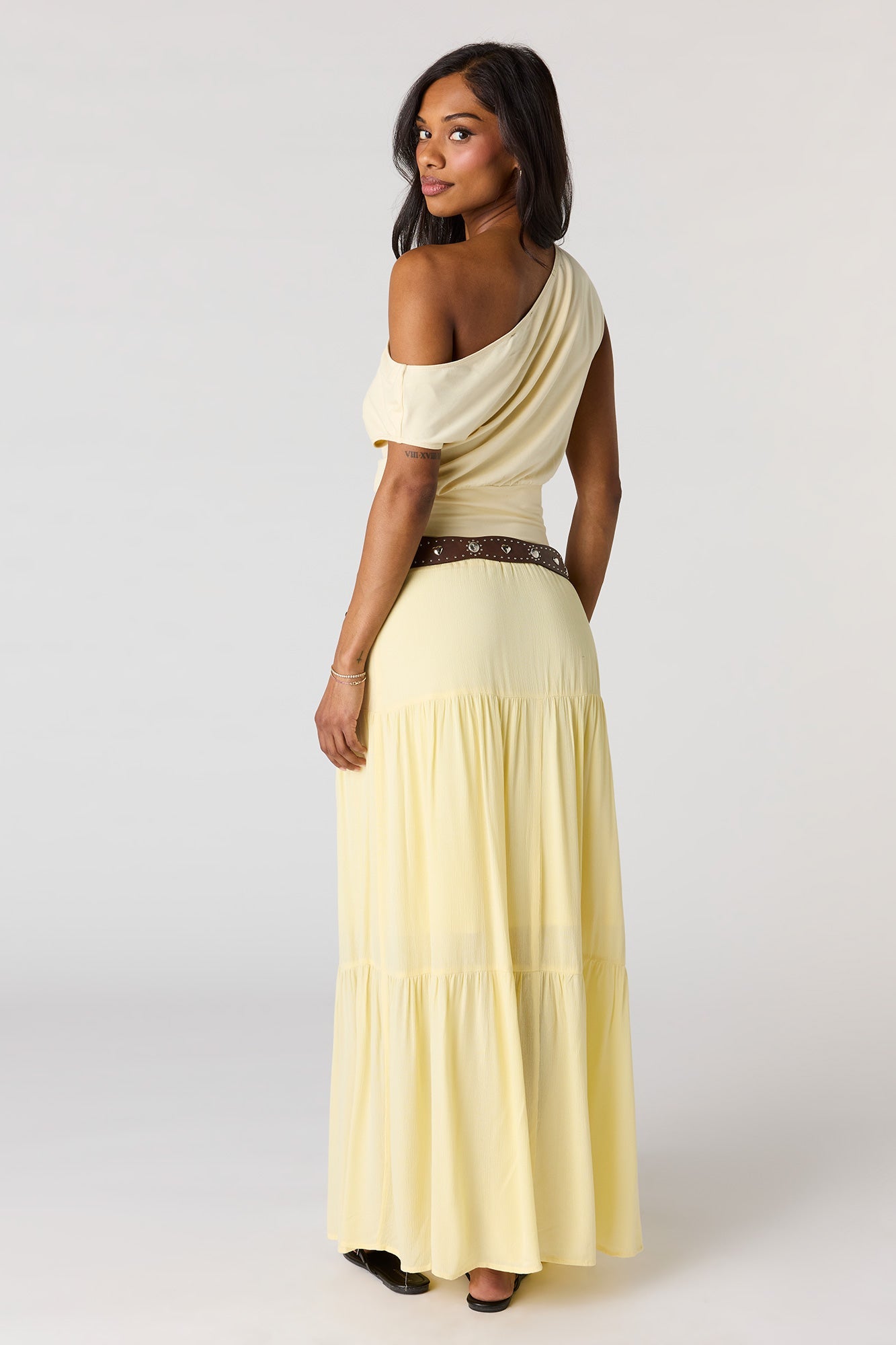 Tiered Maxi Skirt